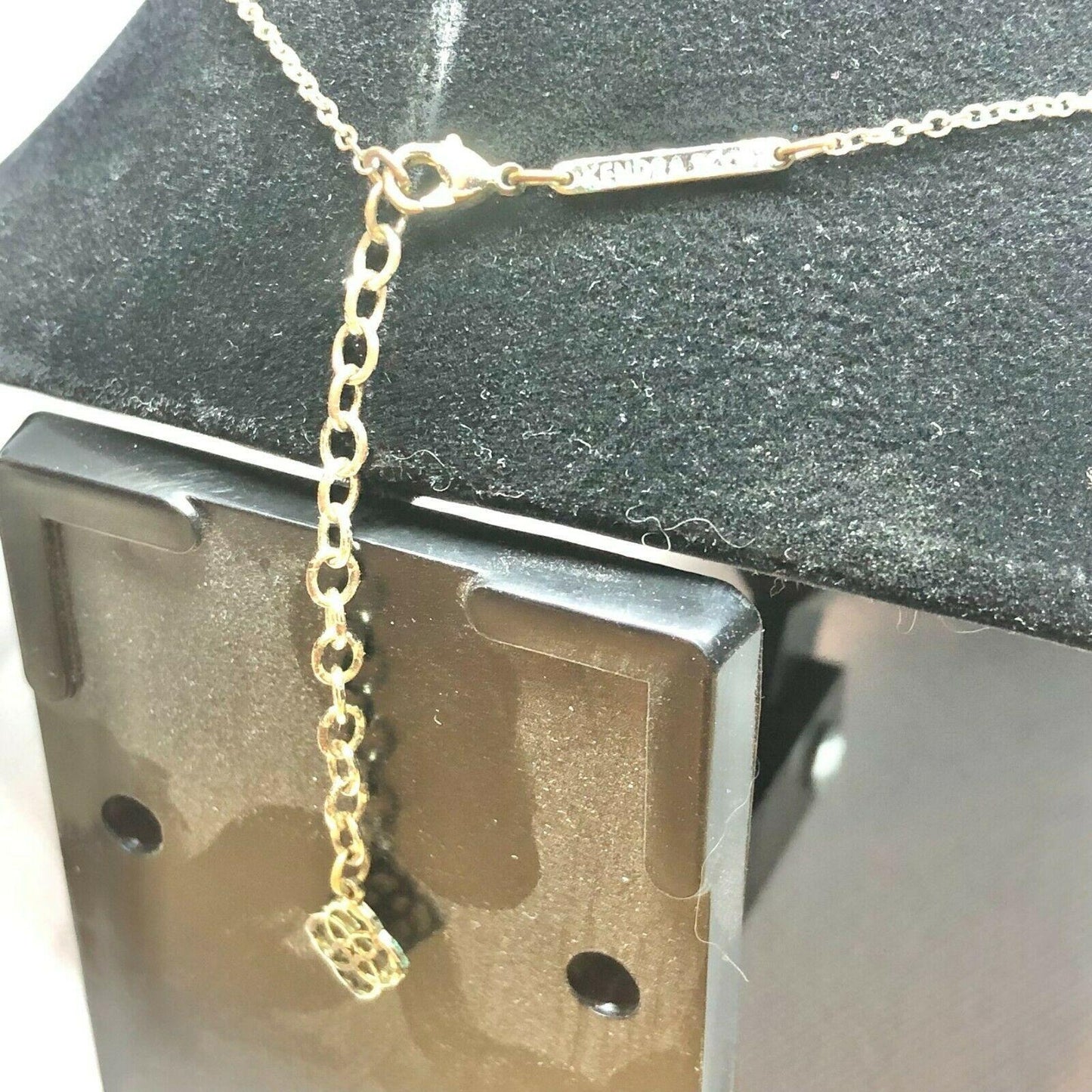 Kendra Scott Silver Tone Necklace with Stone Adjustable