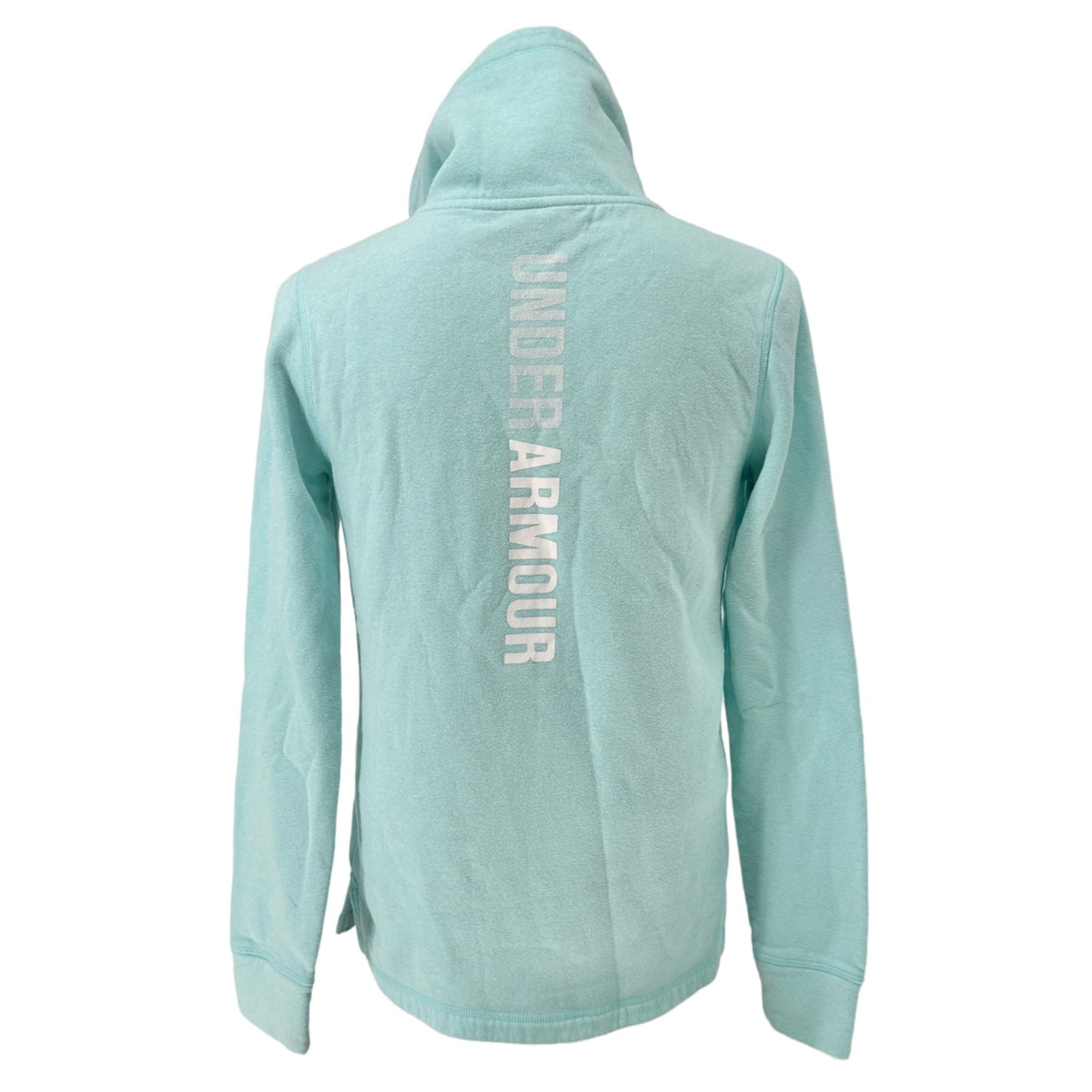 Under Armour 1/2 Zip Sweatshirt Womens XS Light Blue Loose Kangaroo Pocket