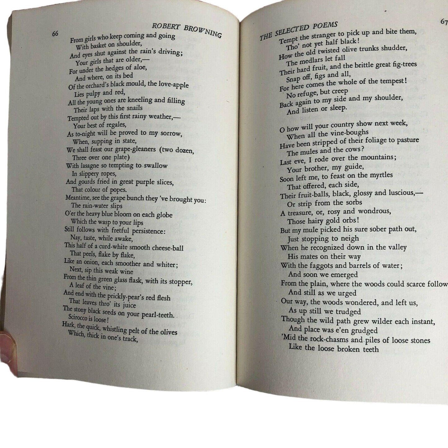 Antique Book The Selected Poems of Robert Browning 1942 Classics Club
