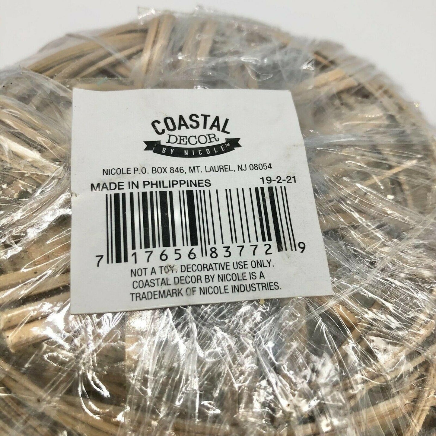 Coastal Decor by Nicole Basket of Seashells Crafts Decoration