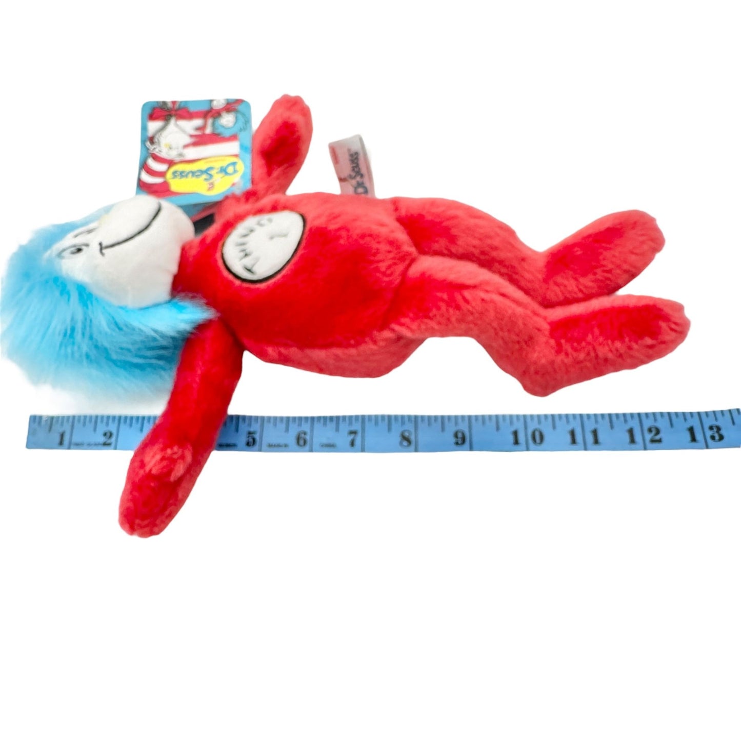 Dr. Seuss Thing 1 Plush Doll By Aurora 13" Washable Surface NWT
