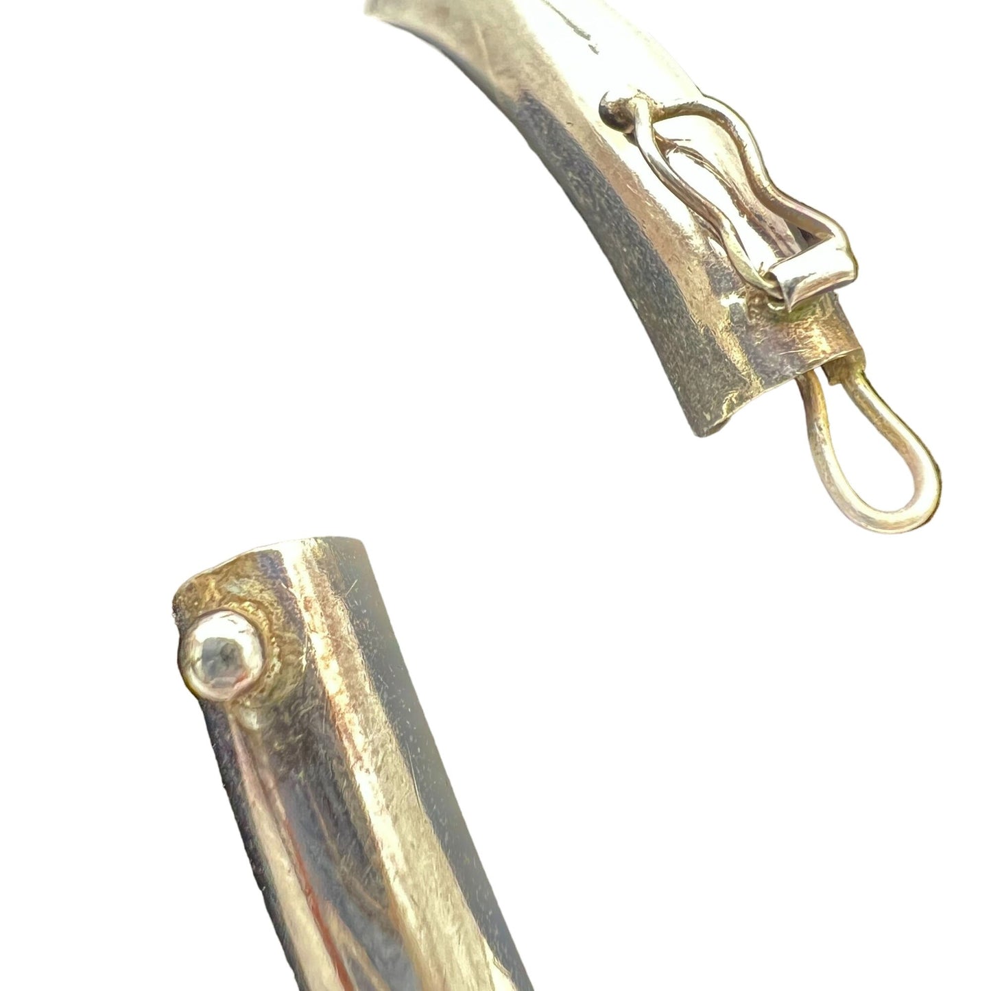 Vintage Bracelet Women's 8 in Sterling Silver Bangle Clasp Closure