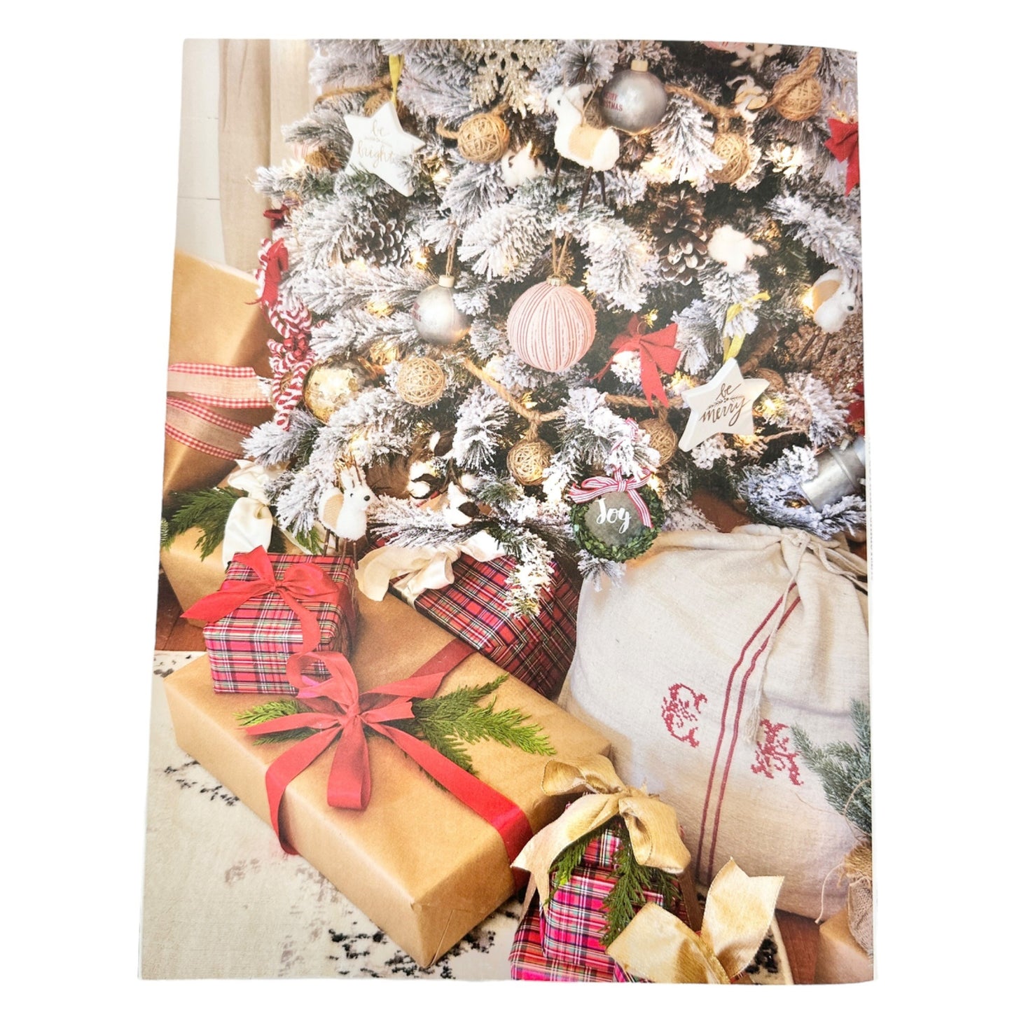 Country Cottage Christmas Magazine with Ashland Holiday Floral Arrangement