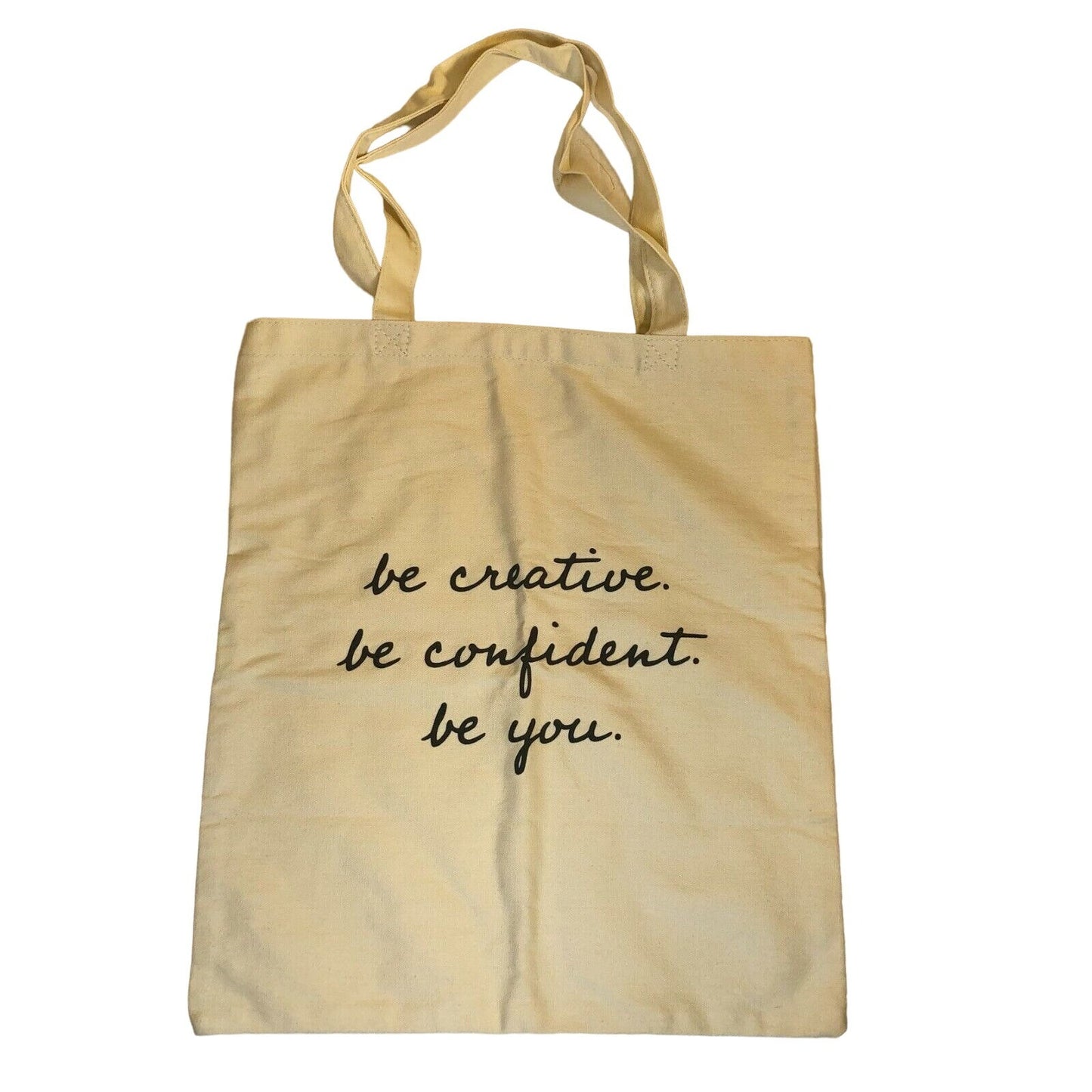 Chloe+Isabel Canvas Tote Bag Creative Confident Be You Birds on Branch EUC