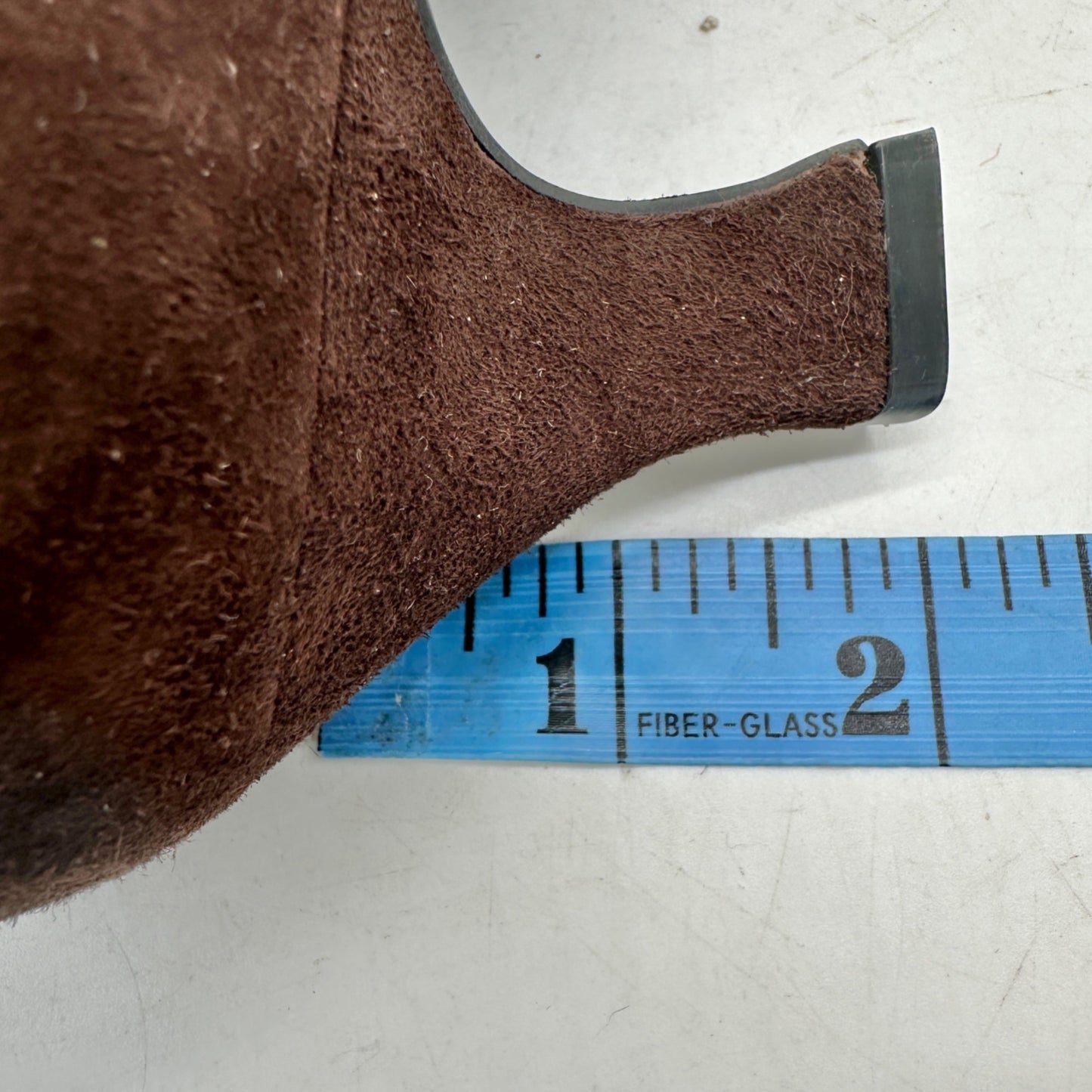 Vtg Nina Unila Brown Suede Kitten Heel Pumps Shoes 8.5N Ribbon Tie Made In Spain