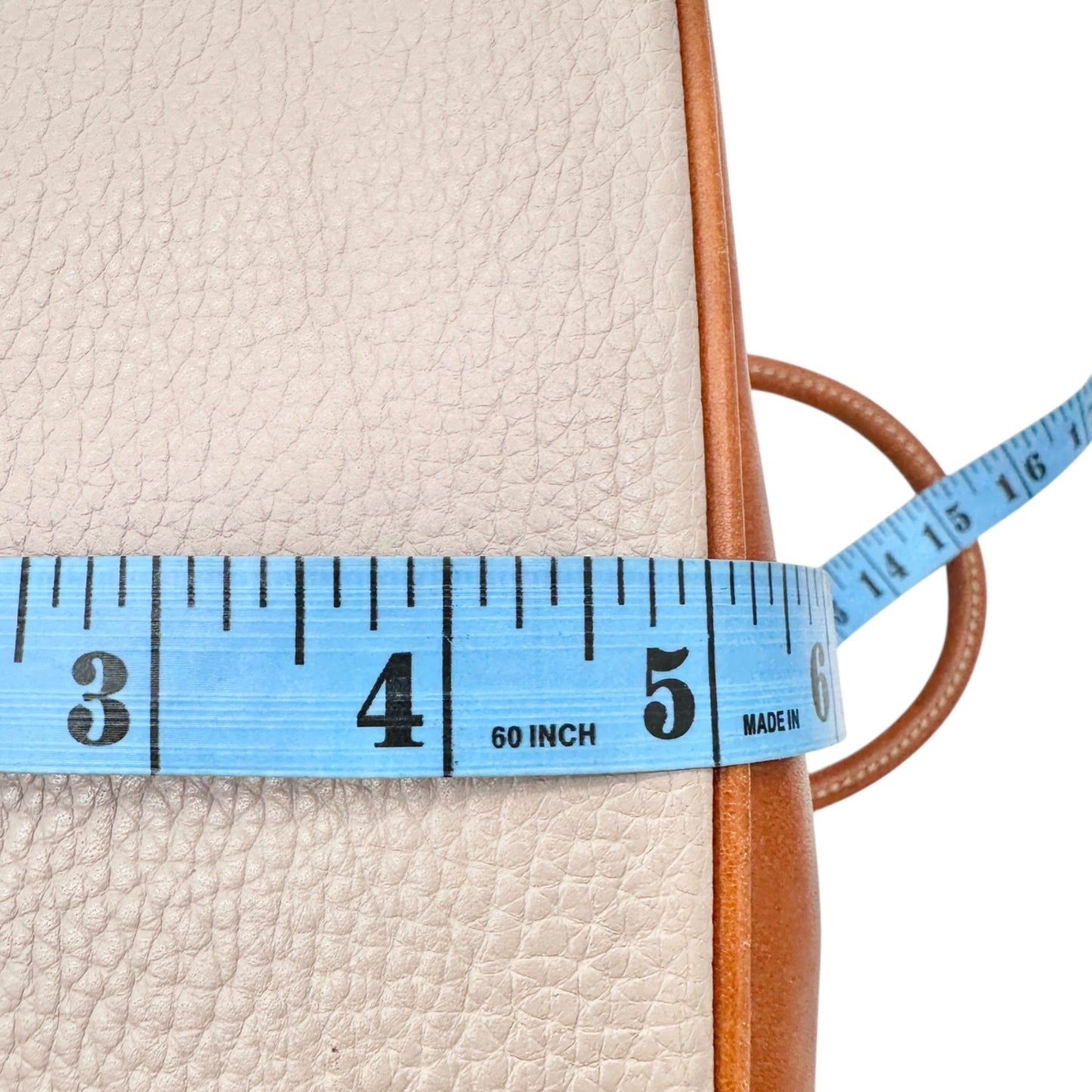 Dooney and Bourke Pebbled Leather Satchel Tan Trim Red Inside Handles Opt Strap