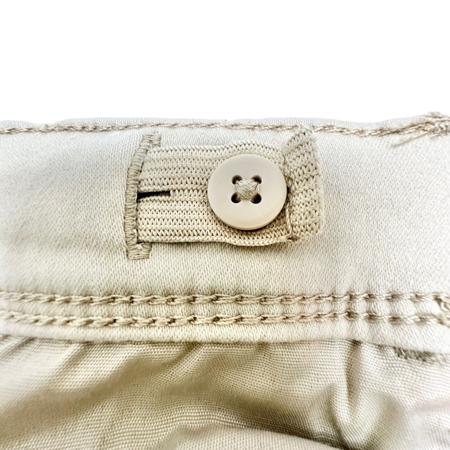 Jordache Skinny Pants Girl's 14 Tan 5 Pocket Adjustable Waist EUC