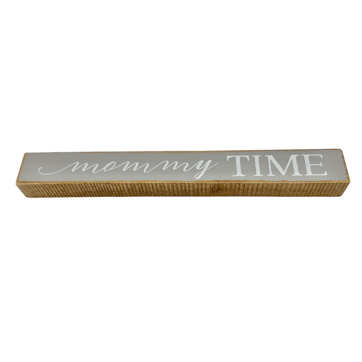 Spa Bath Accessories Wood Sign 16 x 2 Wood Mommy Time Rustic Farmhouse NWT