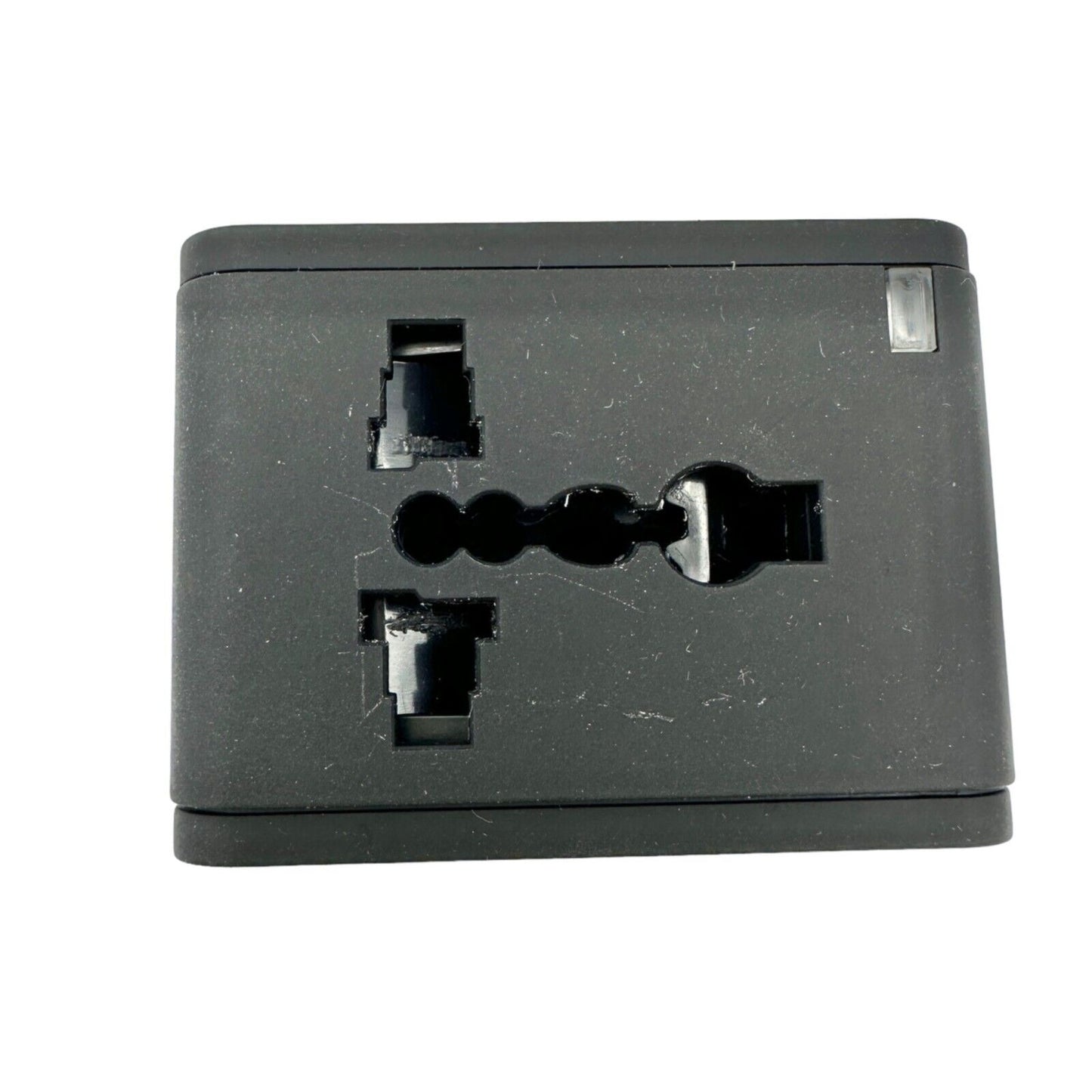 Multi-Nation Travel Adapter with USB Charger Black NEW UK Europe USA Australia