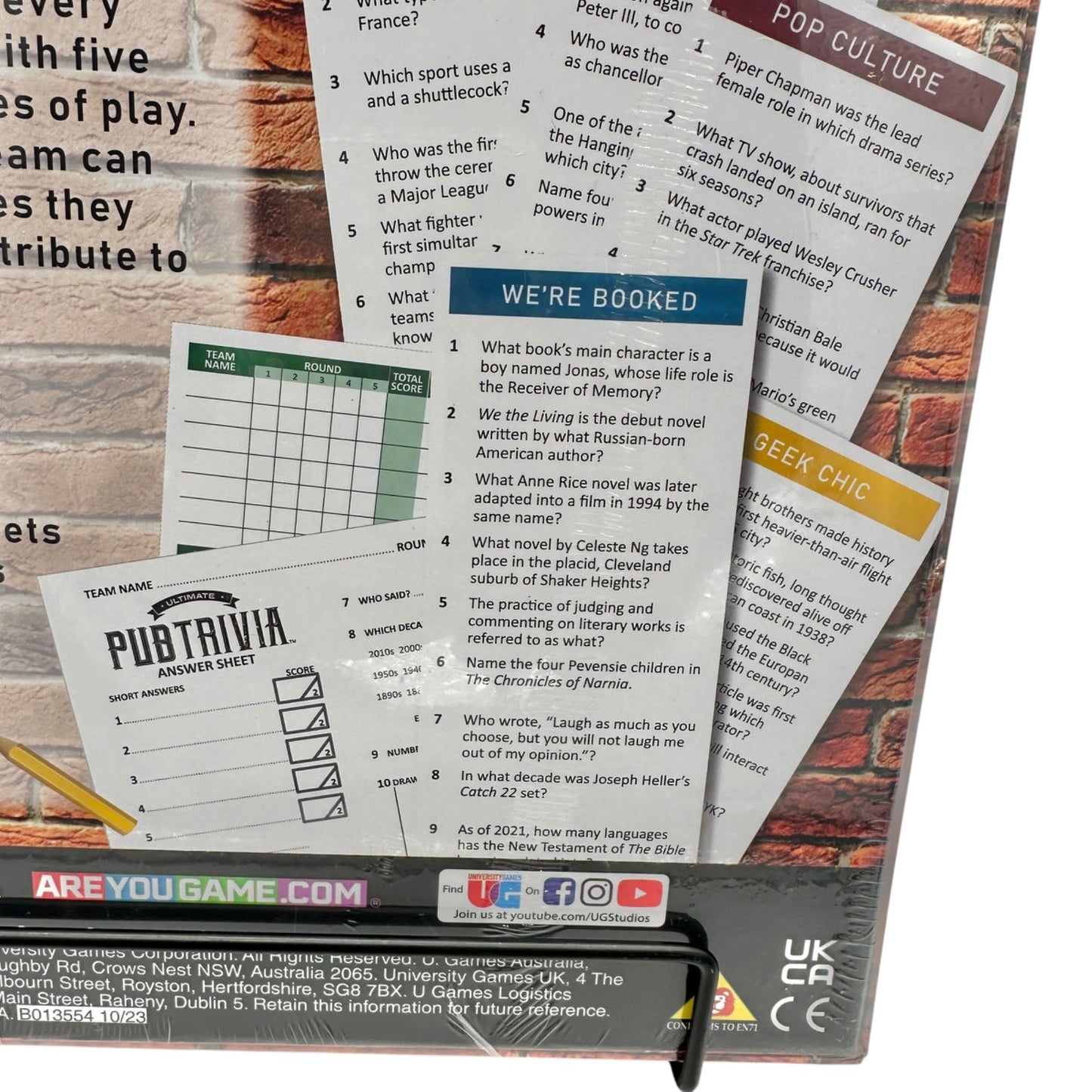 Ultimate Pub Trivia Game For Teams Ages 12 & Up NEW Sealed