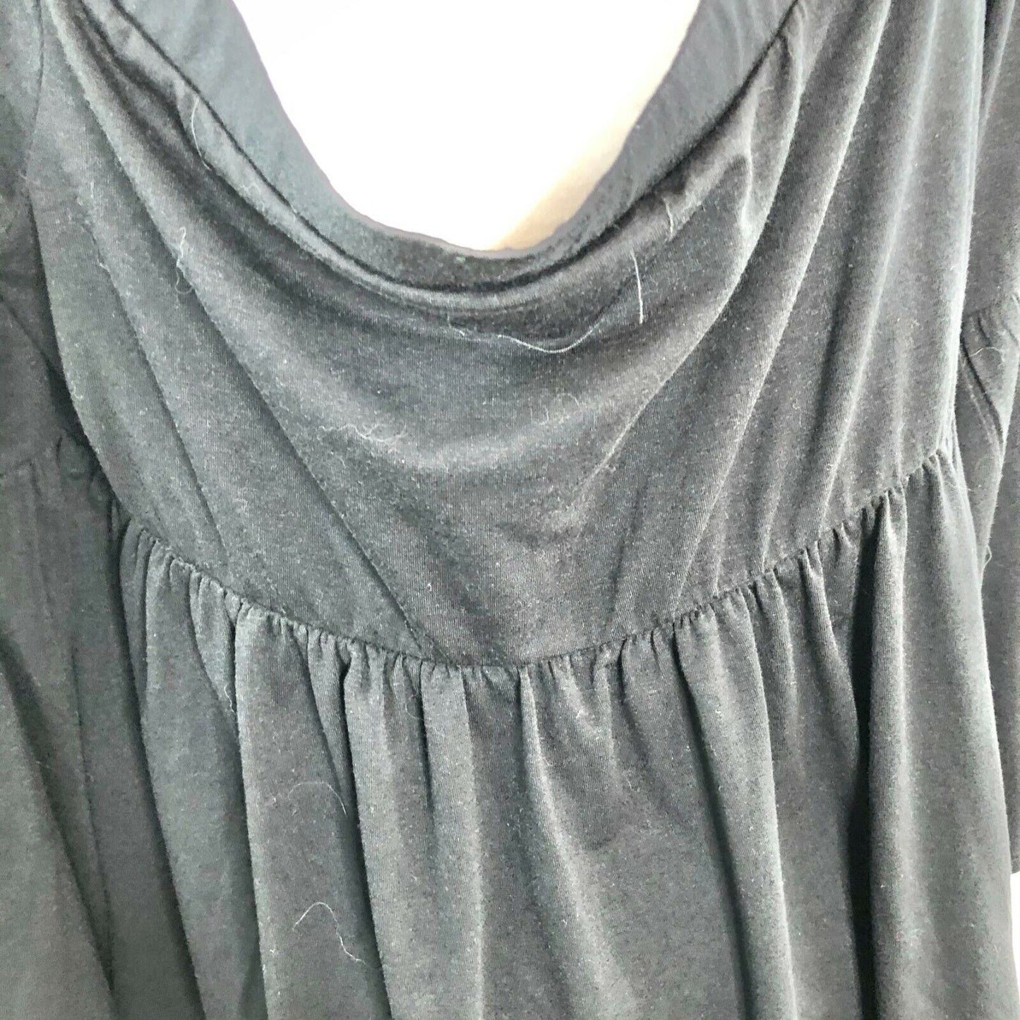 Torrid Black Off Shoulder Bell Knit Top Size 2 Bell Sleeves Elastic Waist