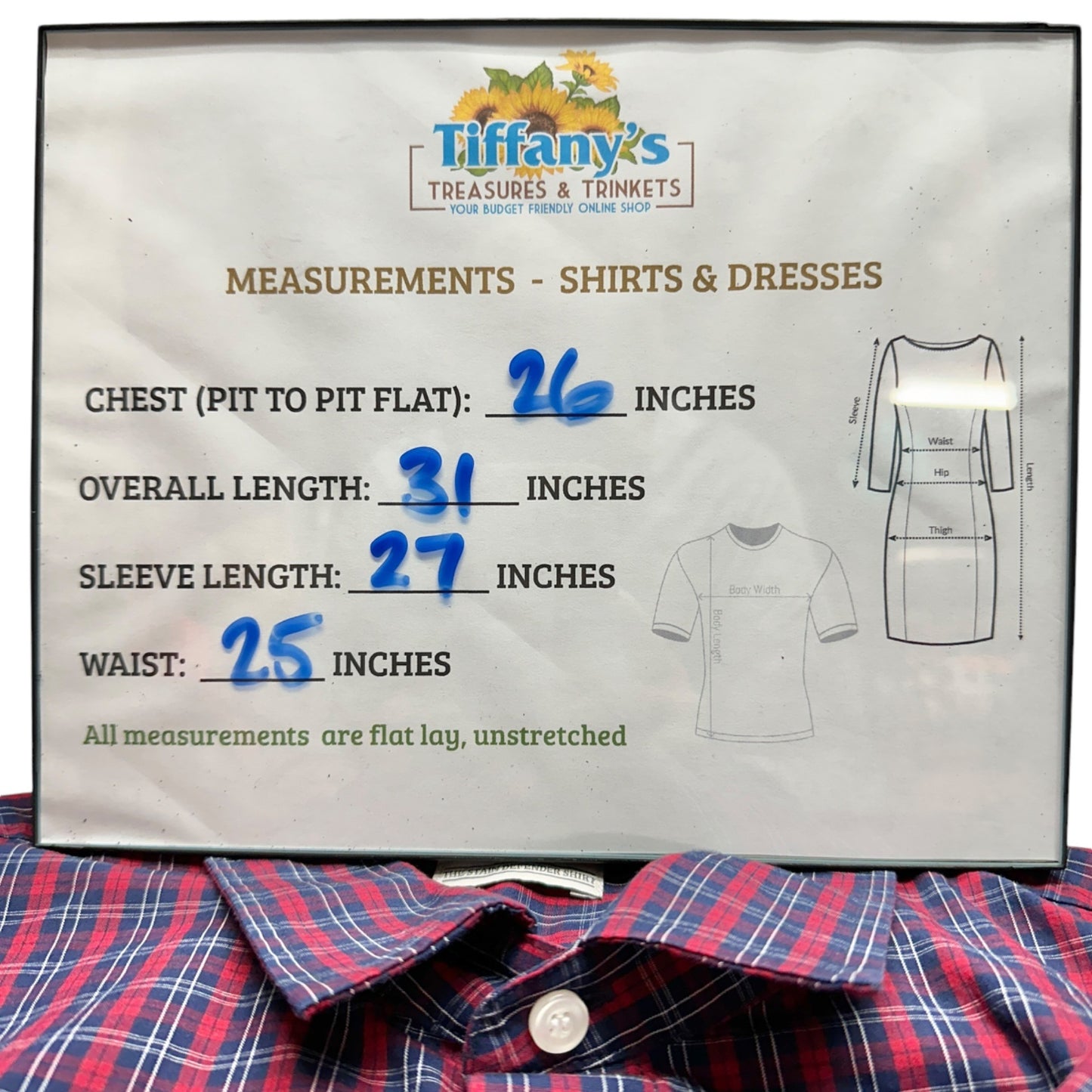 Dockers Mens XL Dress Shirt Classic Fit Stain Defender Plaid Button-Down