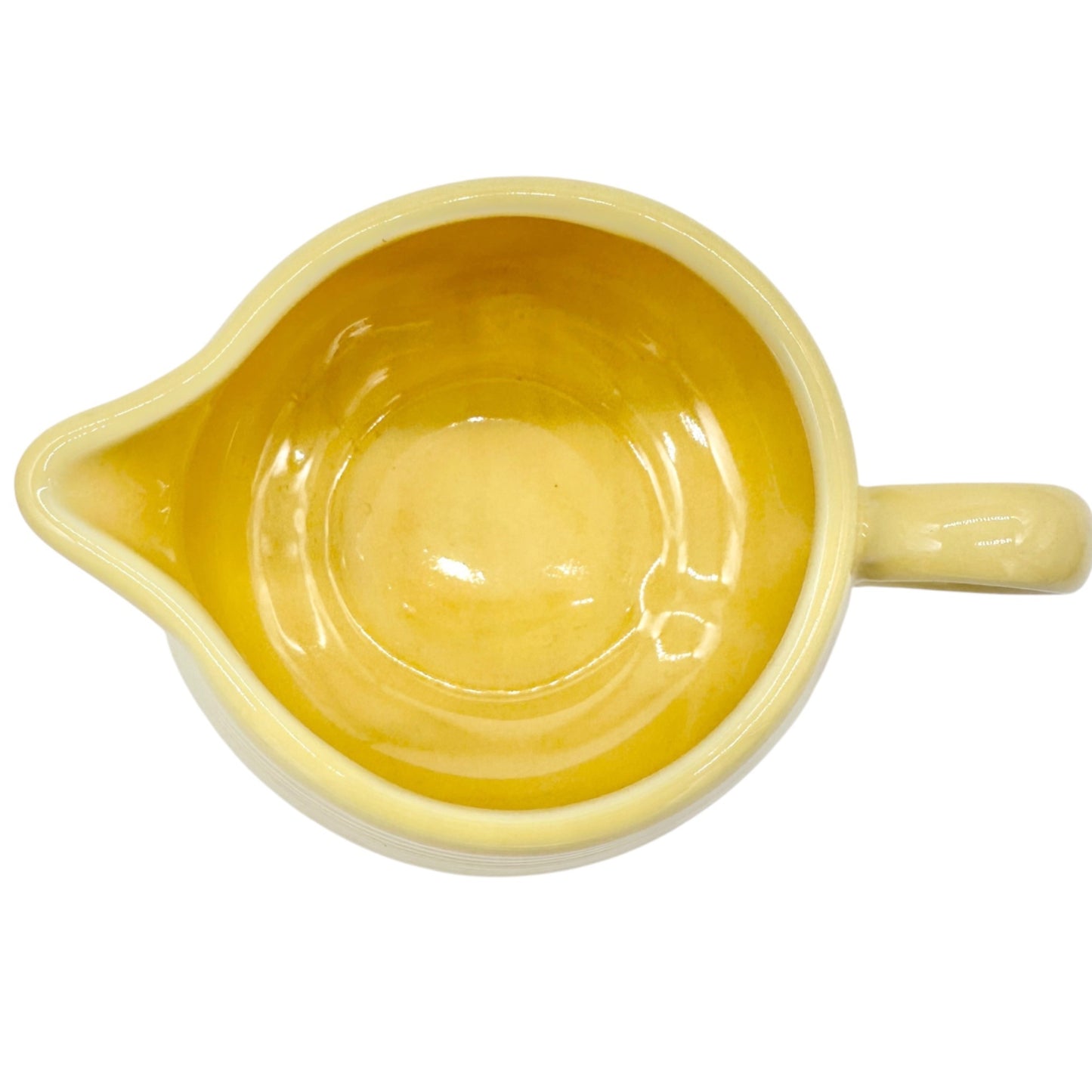 Fiesta Vintage Yellow Salt and Pepper Shakers Creamer with Tray 4pc Set