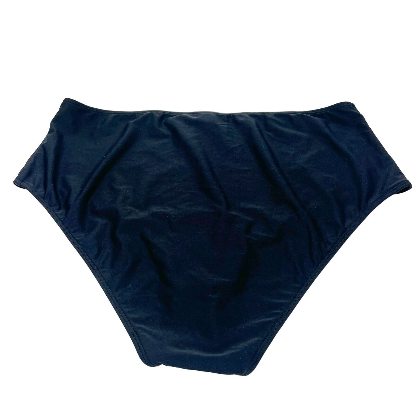 Hipster Womens Swim Bottoms Black 2XL Nylon/Spandex Blend Comfort Fit