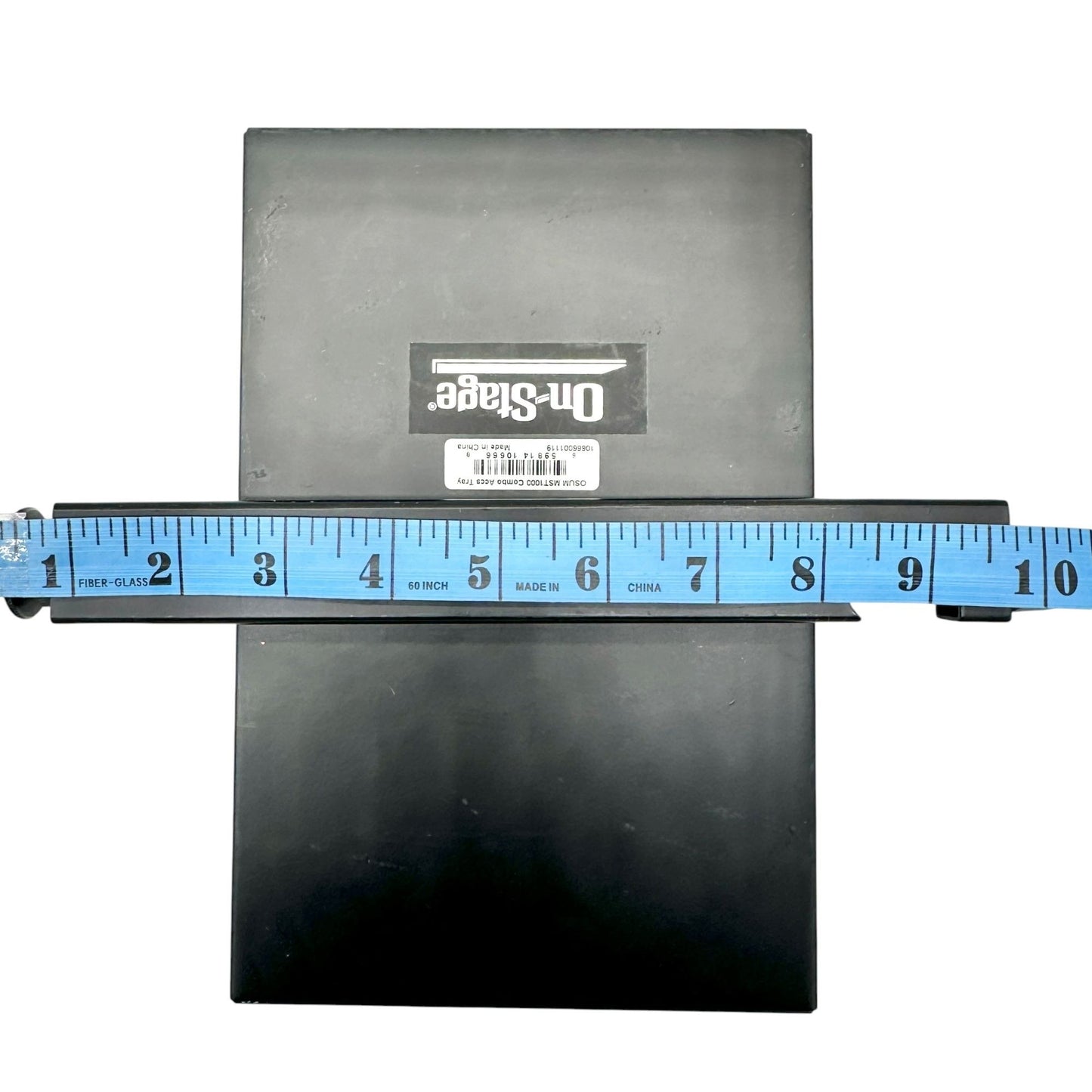 On Stage MST1000 Musicians Combo Accessory Tray With Clamp Mount Black 10x6