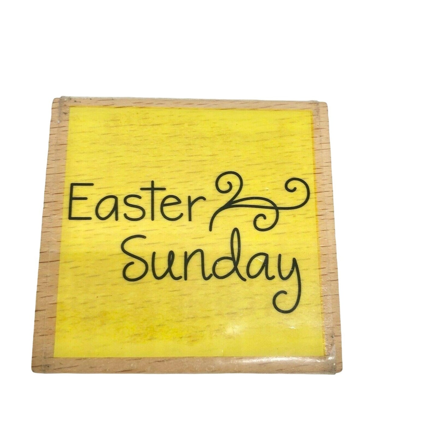 Easter 2 Piece Stamp Bundle Egg Hunt Sunday Script Crafting Decorating