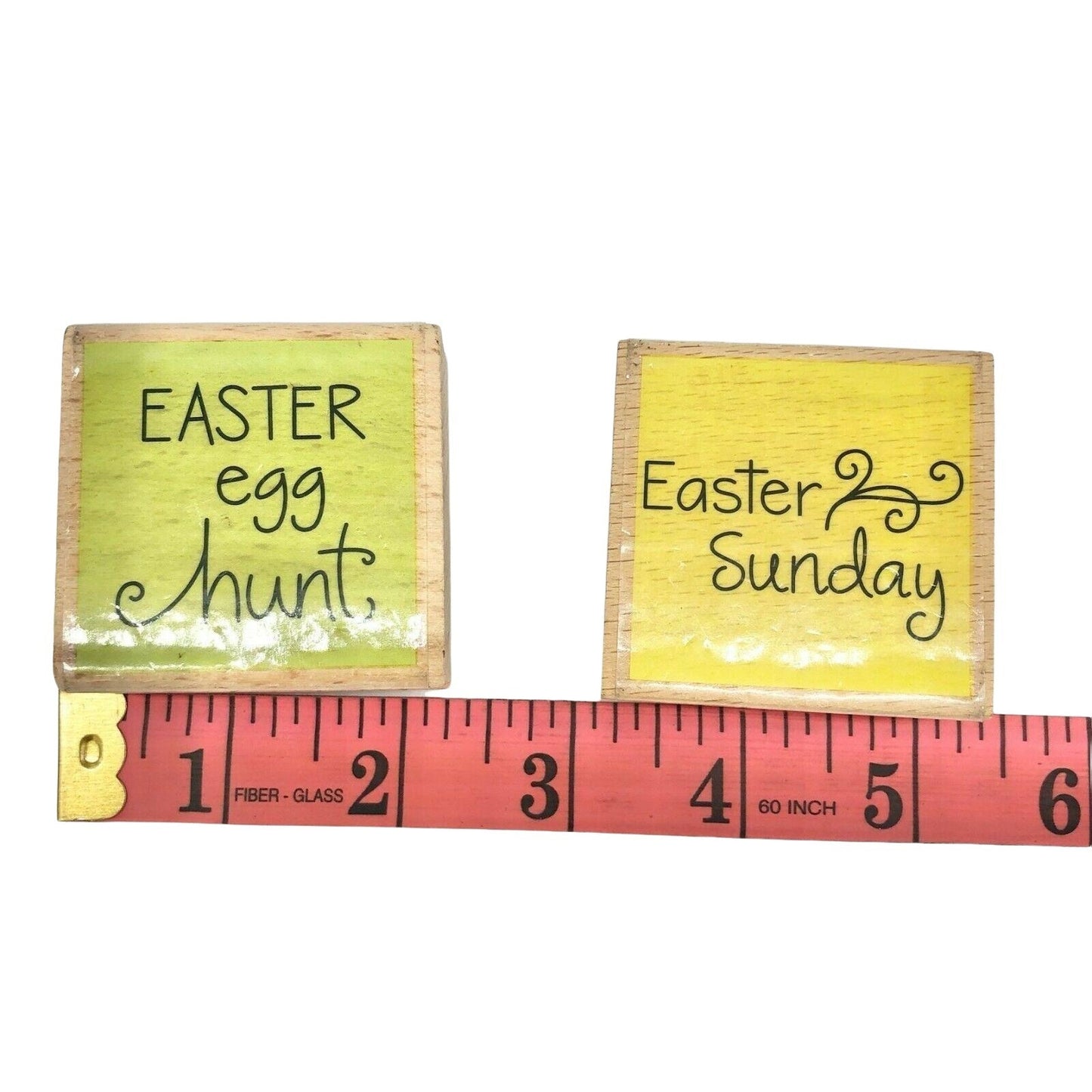 Easter 2 Piece Stamp Bundle Egg Hunt Sunday Script Crafting Decorating