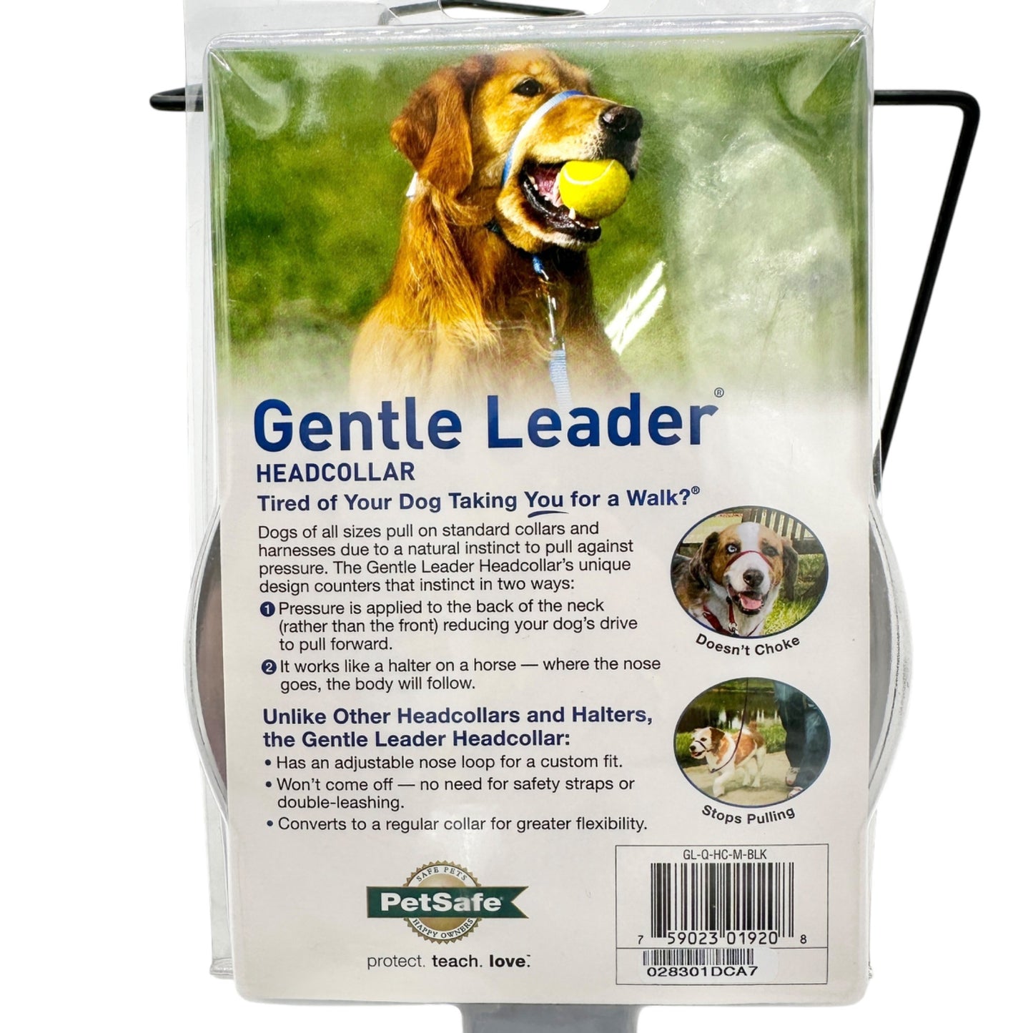 PetSafe Gentle Leader Headcollar For Dogs Medium Stops Pulling with Training DVD