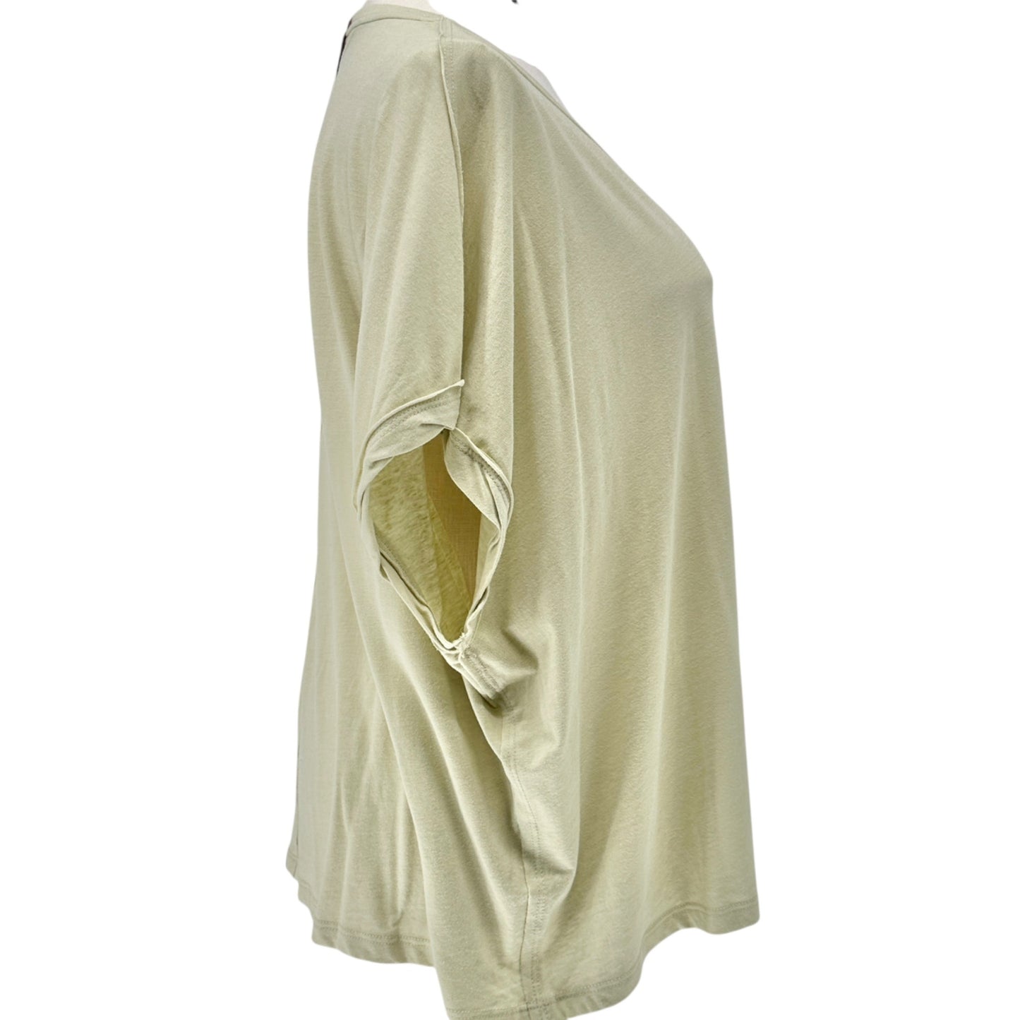 Palo Alto Back Seam Top Womens 3X Sage Green By 78 & Sunny SS Loose Fit