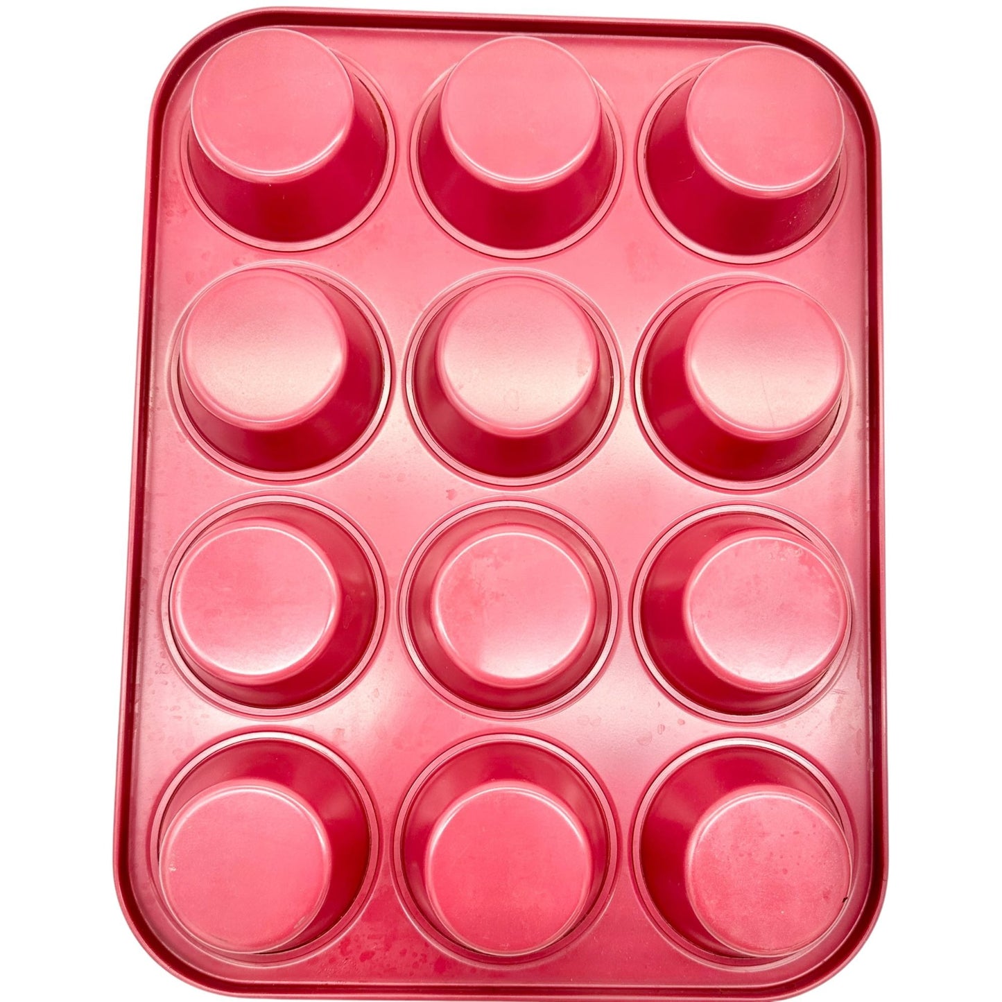 3-Piece Multicolor Metal Mini-Cake, Muffin and Cupcake Baking Pan Set