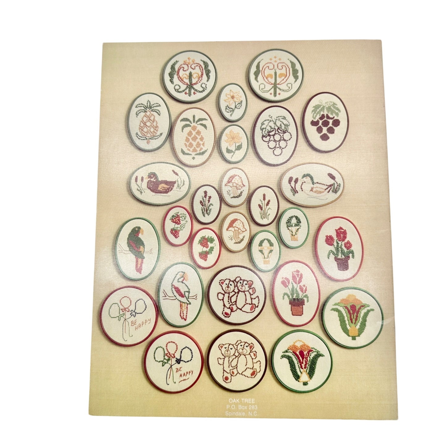 Vintage 5 Cross Stitch Pattern Books 1973-83 Wedding Country Hearts Butterflies