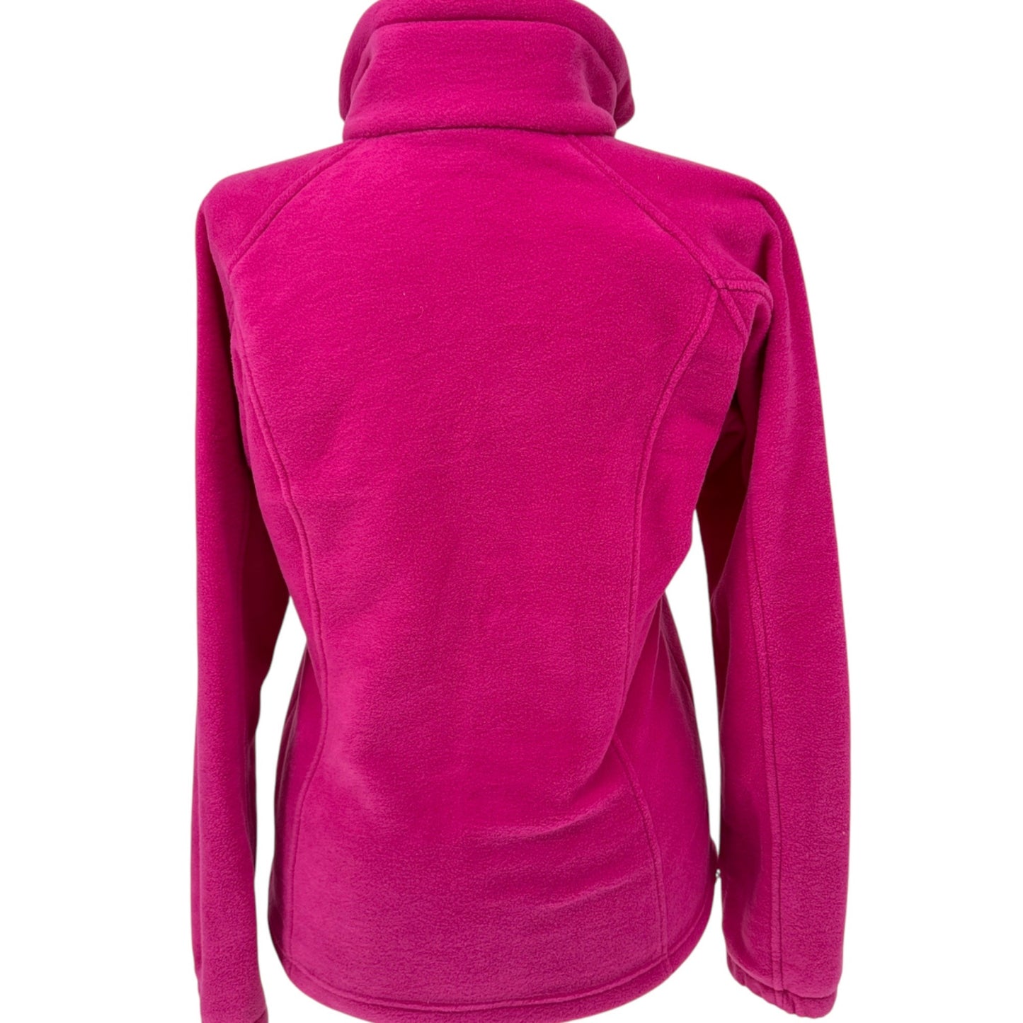 Columbia Fleece Jacket Womens L Purple Pizzazz Full Zip Warm Polyester Soft Cozy