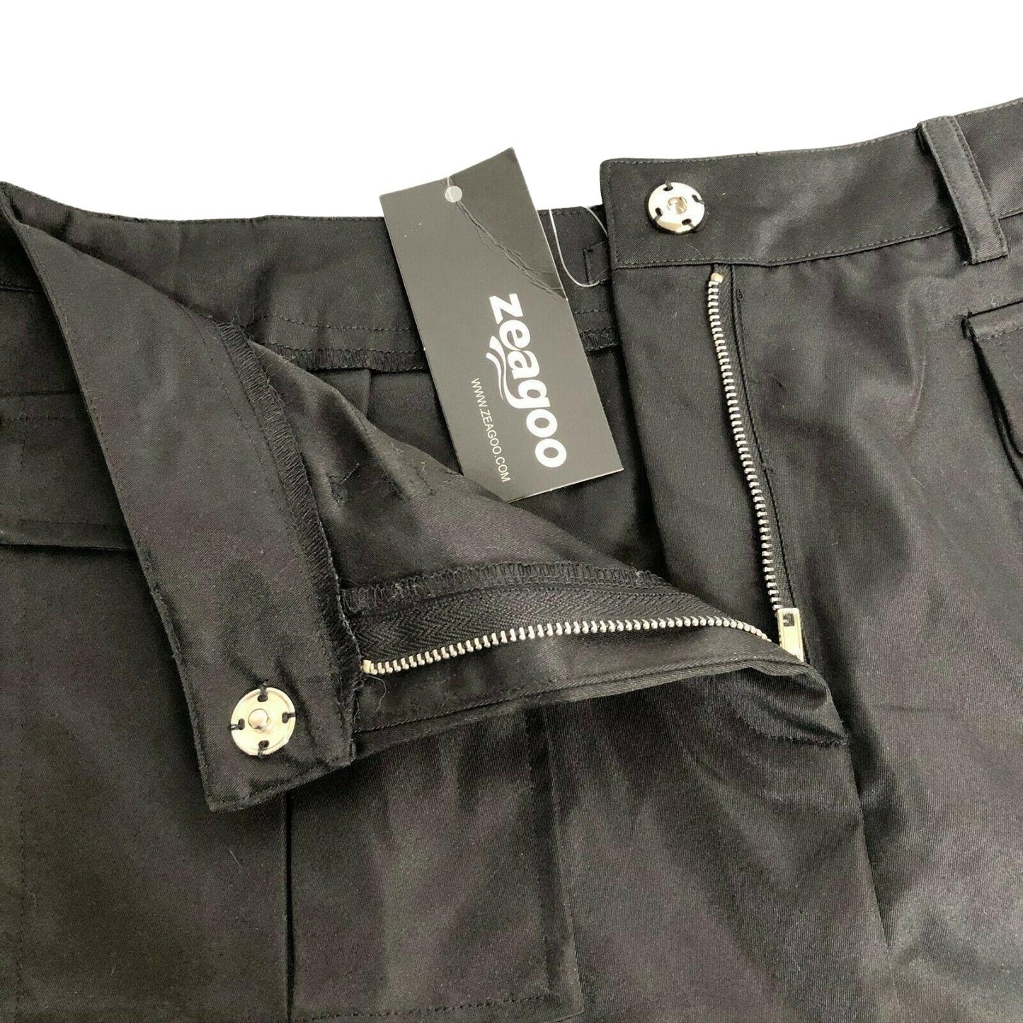 Zeagoo Short Black Skirt with Pockets Women's XL Cute Comfy NWT