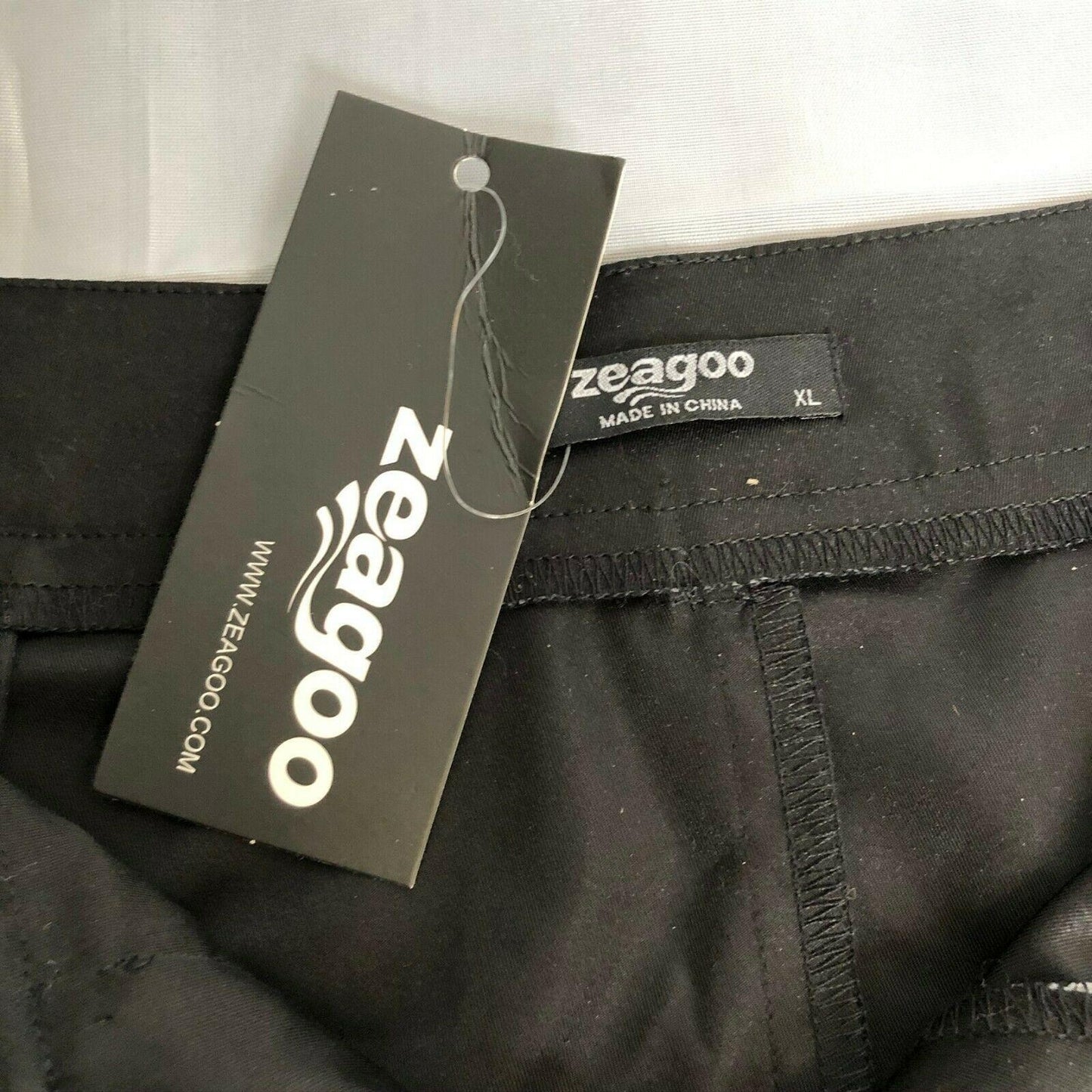 Zeagoo Short Black Skirt with Pockets Women's XL Cute Comfy NWT