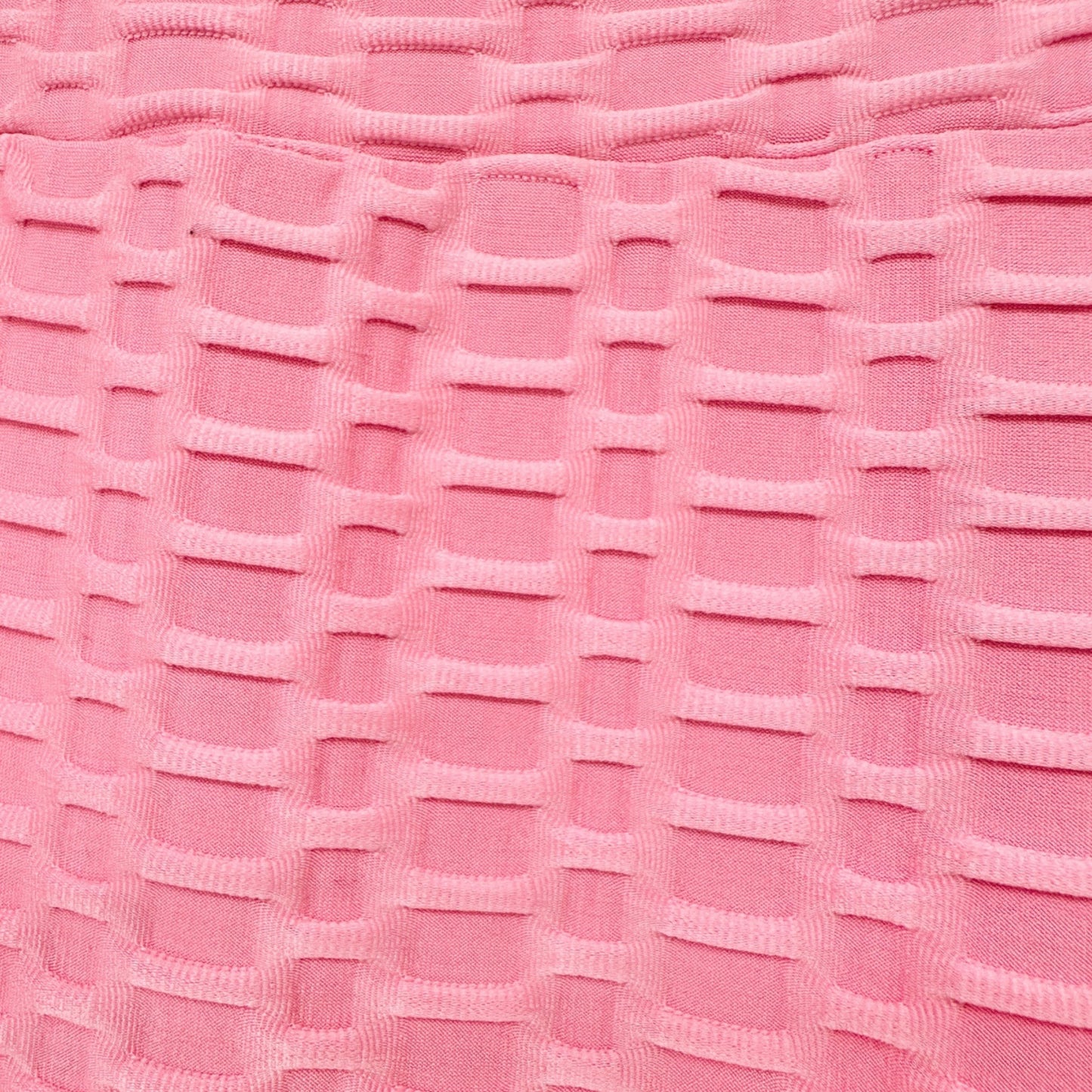 Textured Scrunch Butt Leggings Womens XXL Pink High-Waisted Poly Spandex Blend