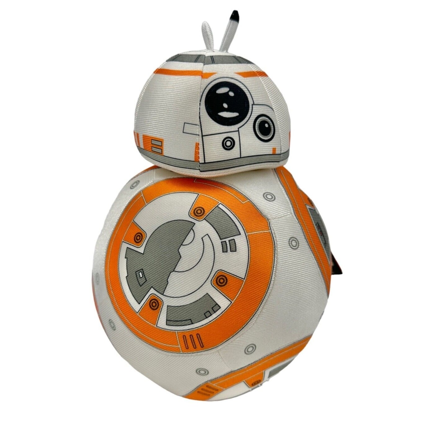 Star Wars BB-8 Stuffed Plush Disney LucasFilms NWT 10in White Orange Silver