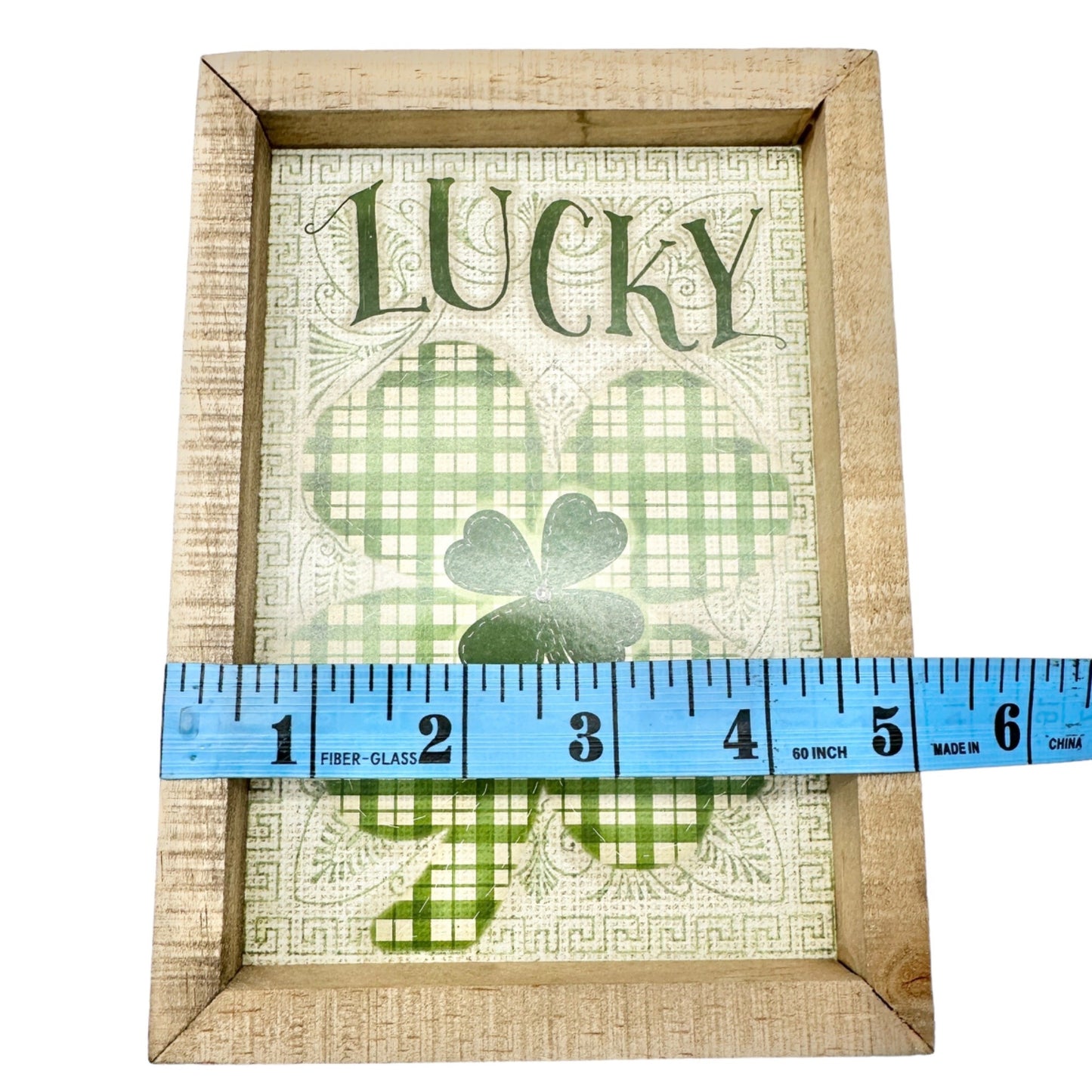 Primitives By Kathy St. Patrick's Day Pair of Wooden Box Signs Decor Hang or Sit