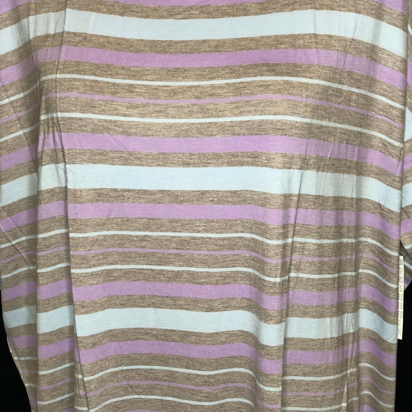 LuLaRoe RETIRED Irma Women's Size Large Striped Pastel mid-length sleeves NWT