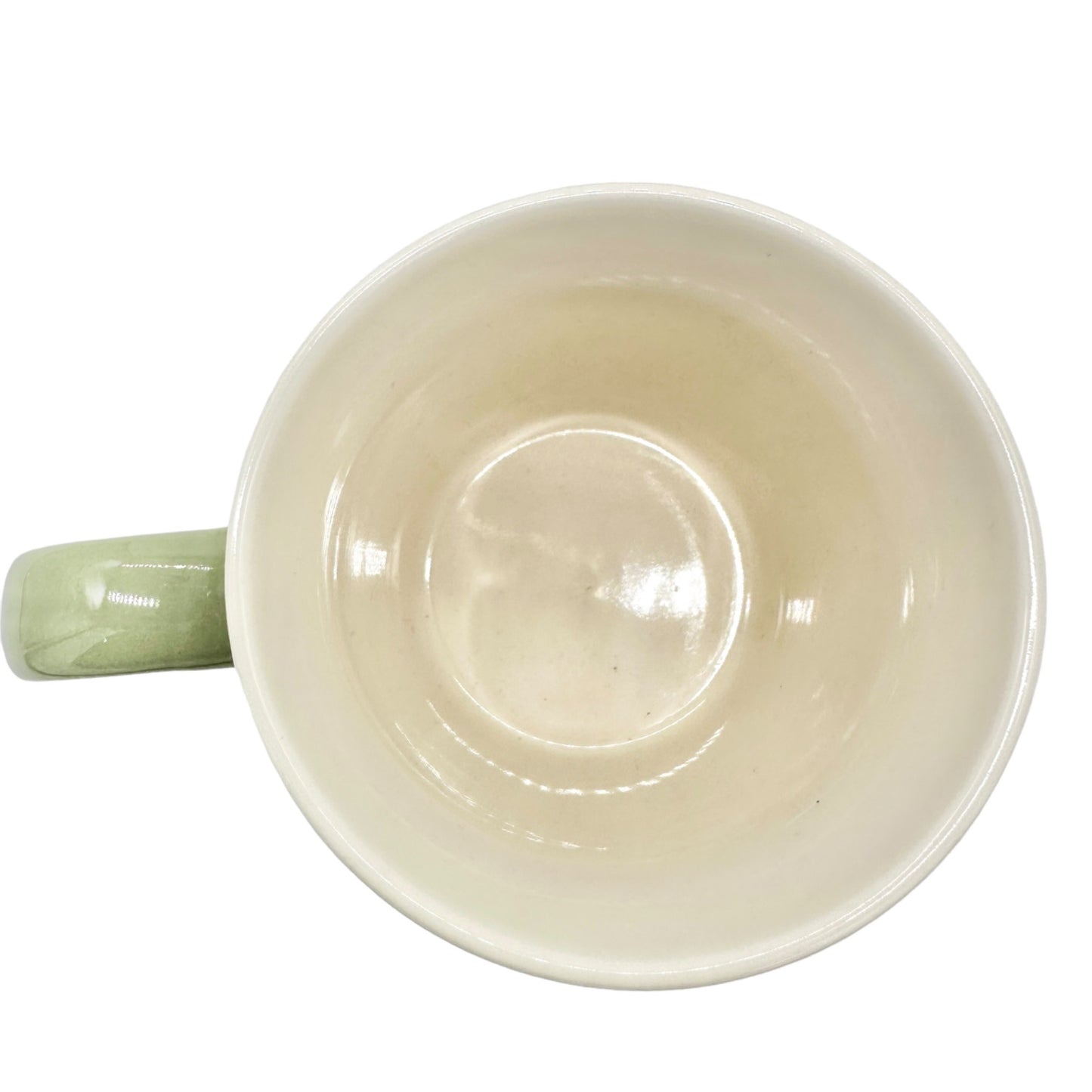 Starbucks Ceramic Mug Tropical Leaf Design Green Shades 10 fl oz