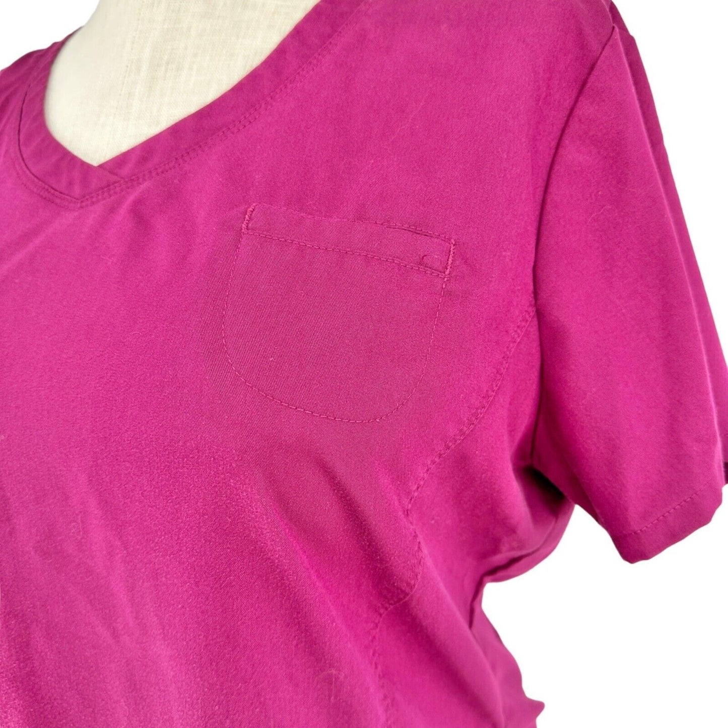 Grey's Anatomy by Barco Women's Scrub Tops XL Burgundy Style 41460 Medical