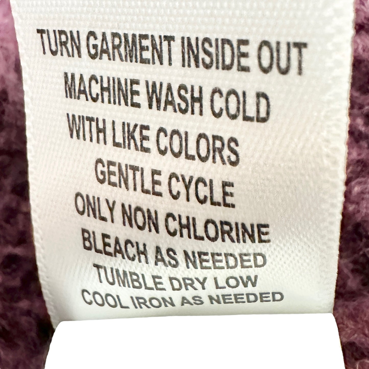 Belle du Jour Sweater Womens XS Cranberry Knit Long Sleeve Key Hole Back EUC