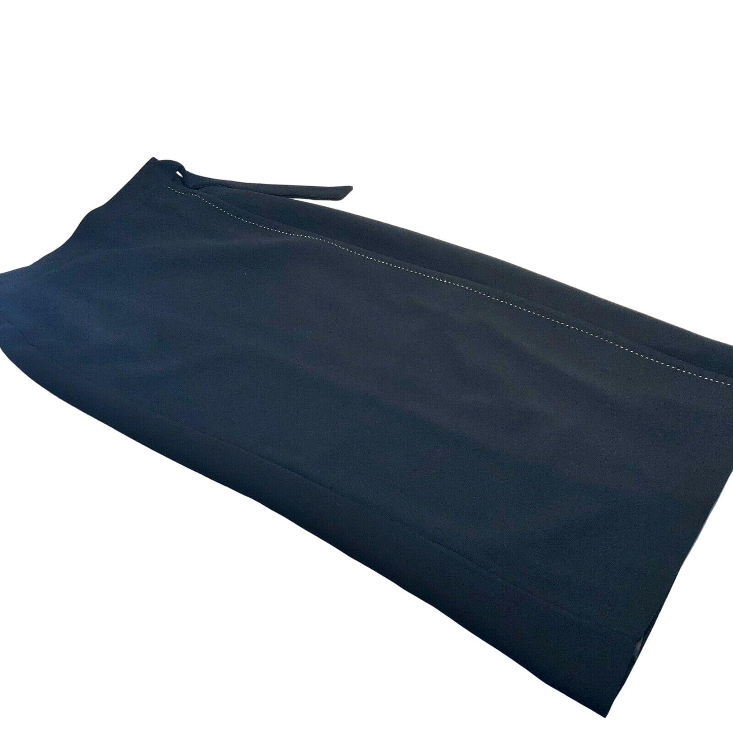 Sport Collection Black A-line Wrap Skirt Lined Heavy Womens Size 10