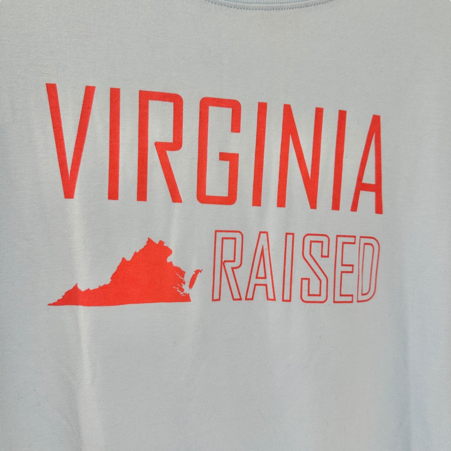 Home Free T-Shirt 2XL Virginia Raised Pale Blue LS Tagless