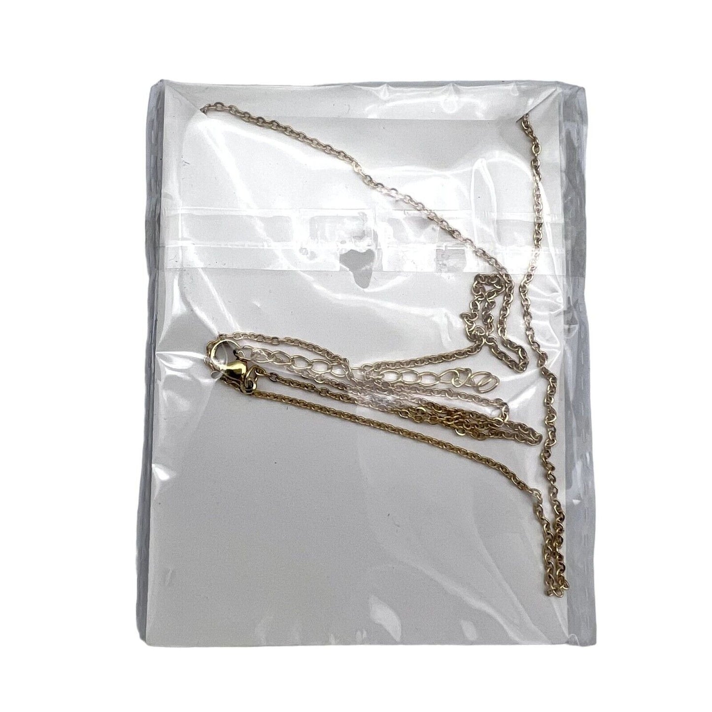 Necklace 28 inch Gold Tone V Vicki 2 inch extender NIP
