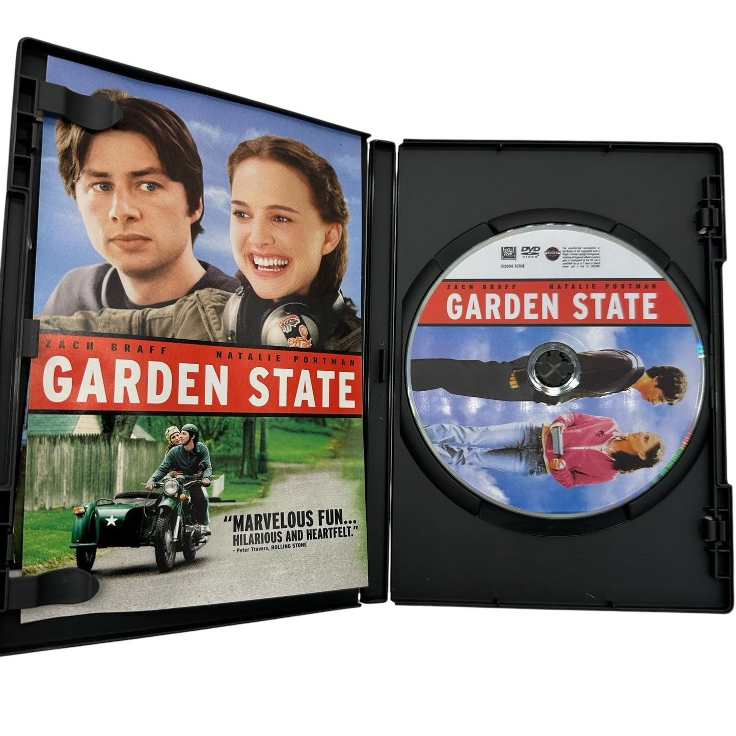 Garden State (DVD, 2004) Zach Braff Natalie Portman Hilarious Heartfelt Comedy
