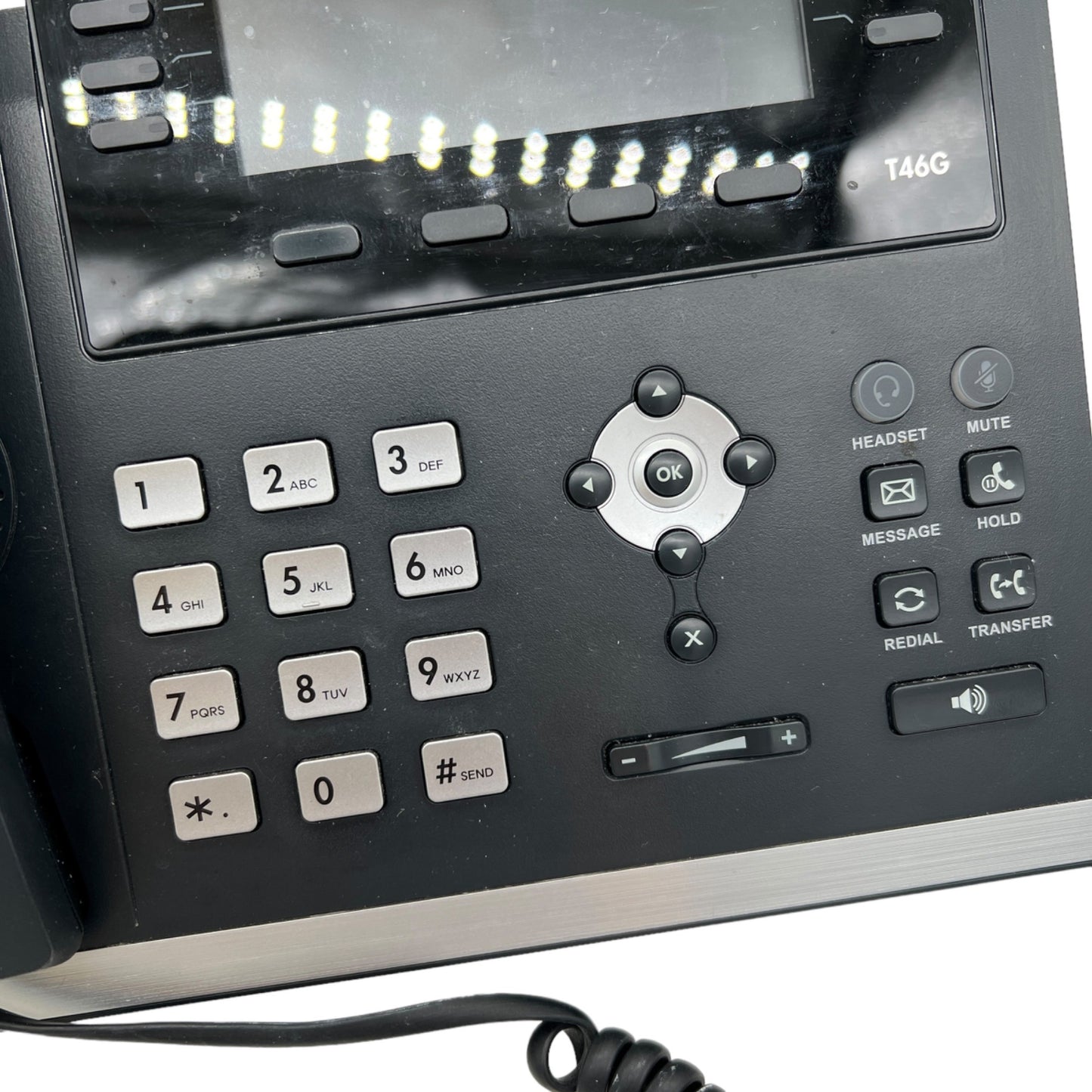 Yealink Office Phone Ultra-elegant Gigabit IP SIP-T46G Speakerphone VOIP 6 line