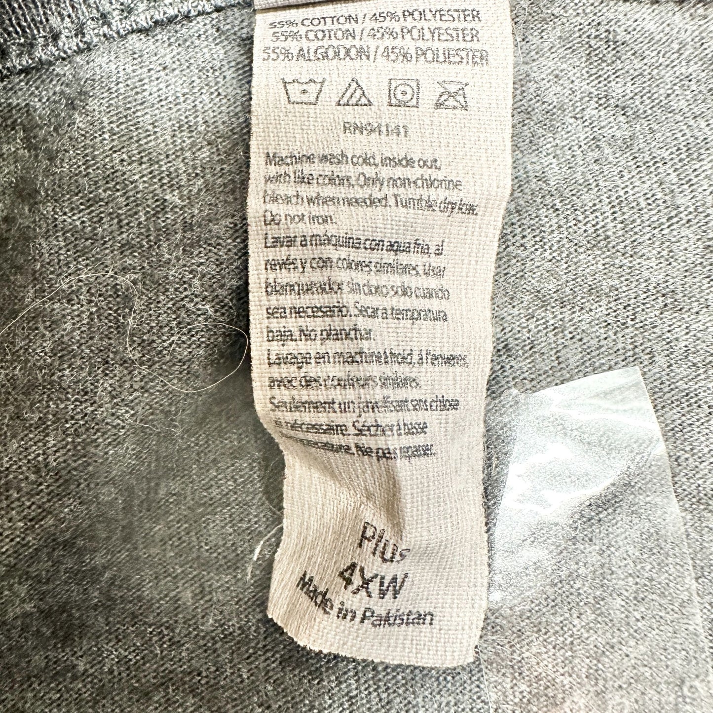 Im Not Doing Sht Today Graphic Lounge Sleep Dress 4X Gray Soft Instant Message