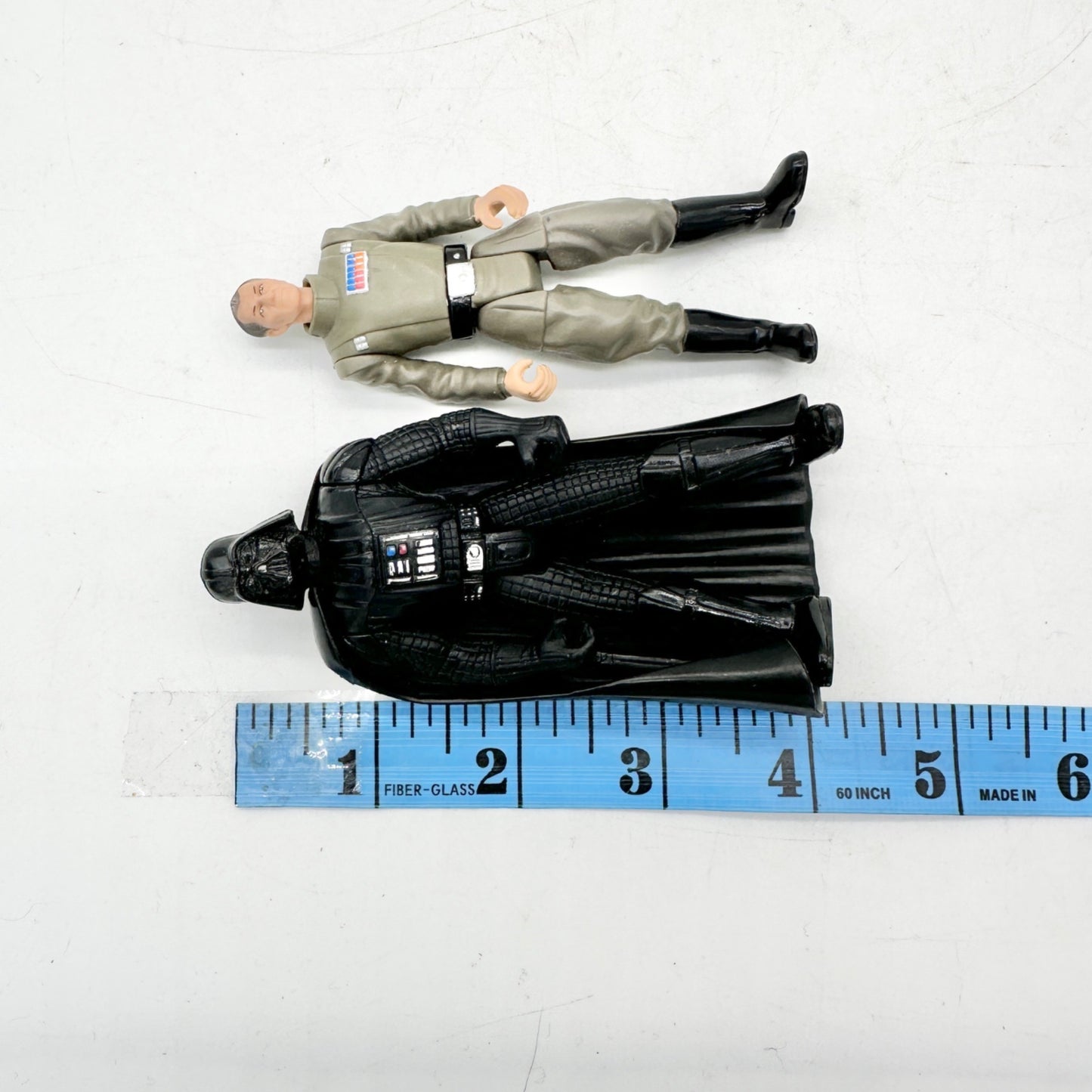 Vintage Star Wars Darth Vader and Grand Moff Tarkin Action Figures 4 inch Tall