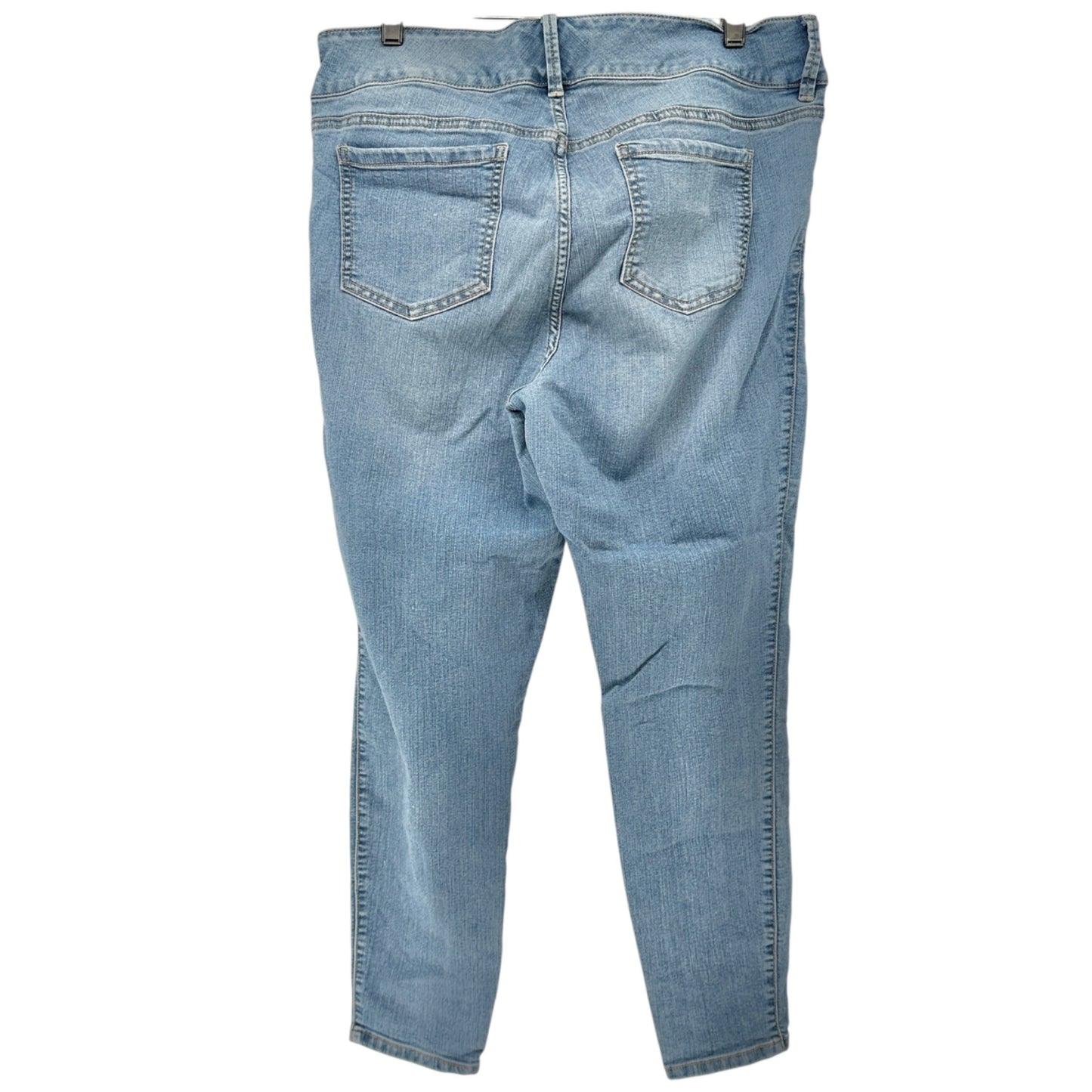 Torrid Jeggings Womens 18R Denim Light Wash Stretch Cotton Blend Mid Rise Skinny