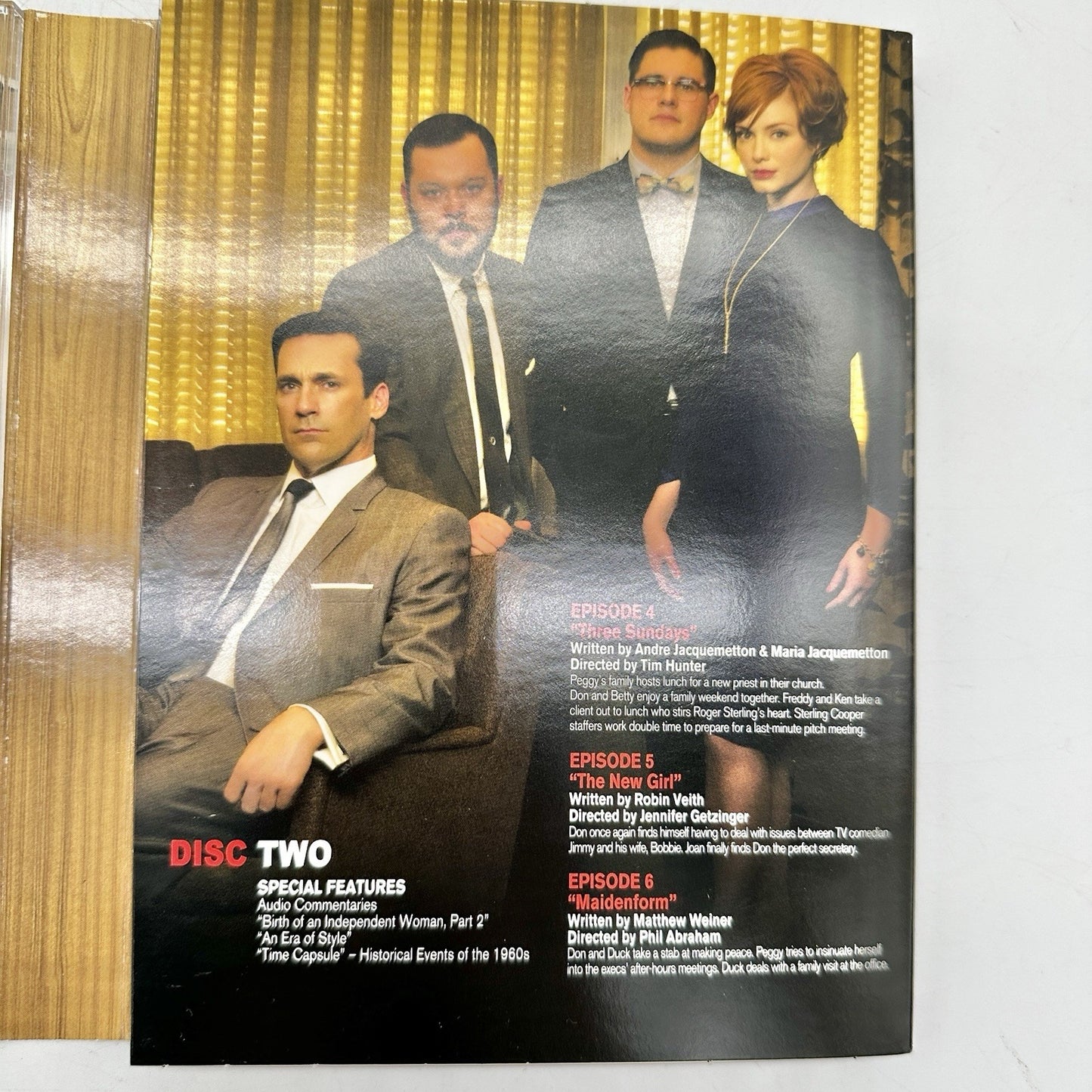 Mad Men: Season Two (DVD, 2008, 4-Disc Set) John Hamm