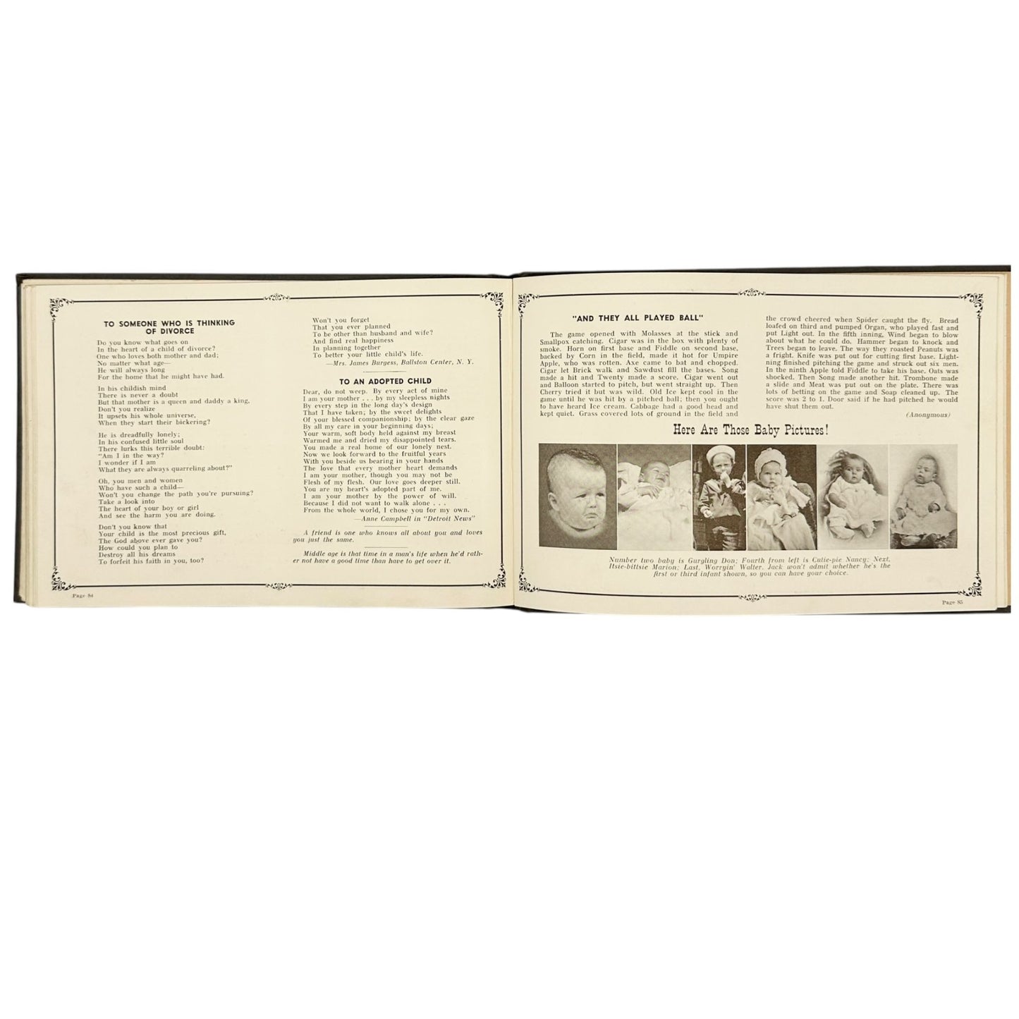 1940s Breakfast Club Family Album and 1947 Yearbook Collectible Books