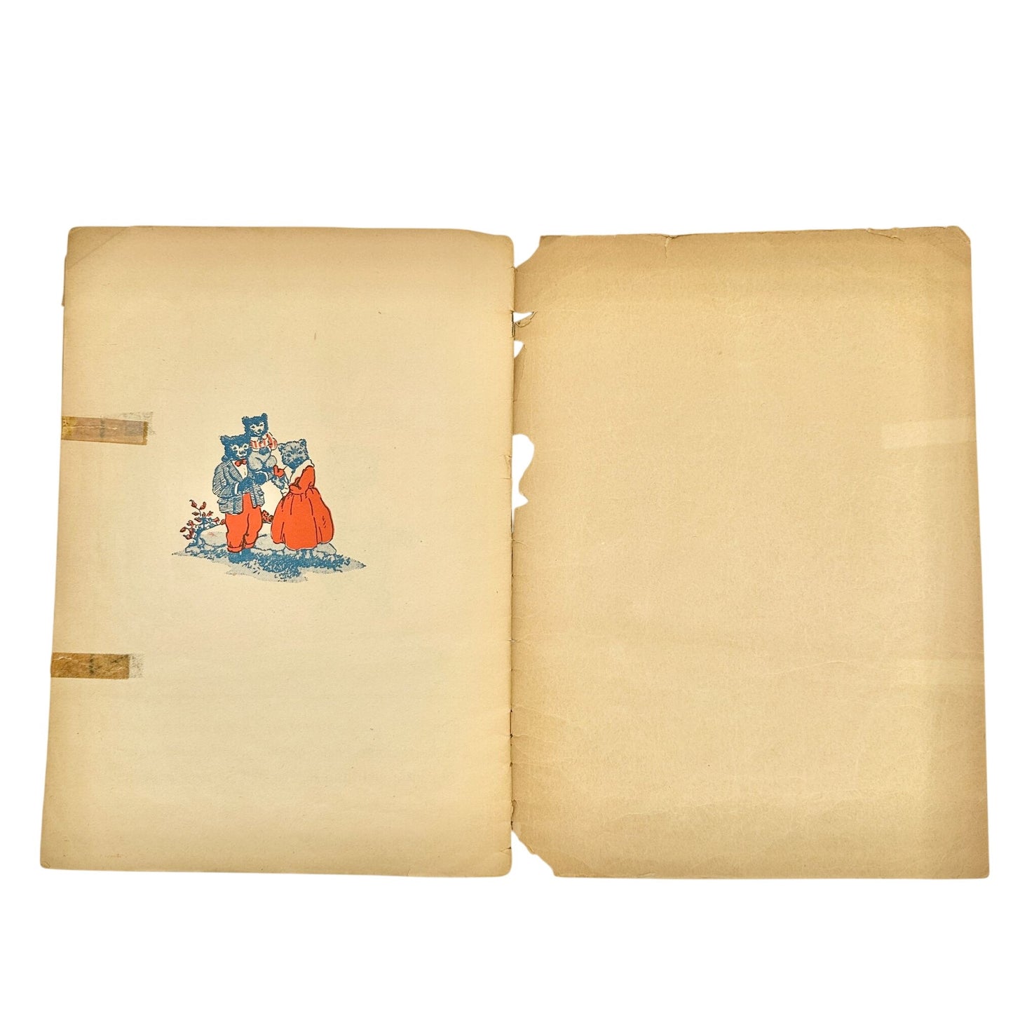 Vintage 1941 Illustrated Book The Story Of The Three Bears By Thelma Gooch