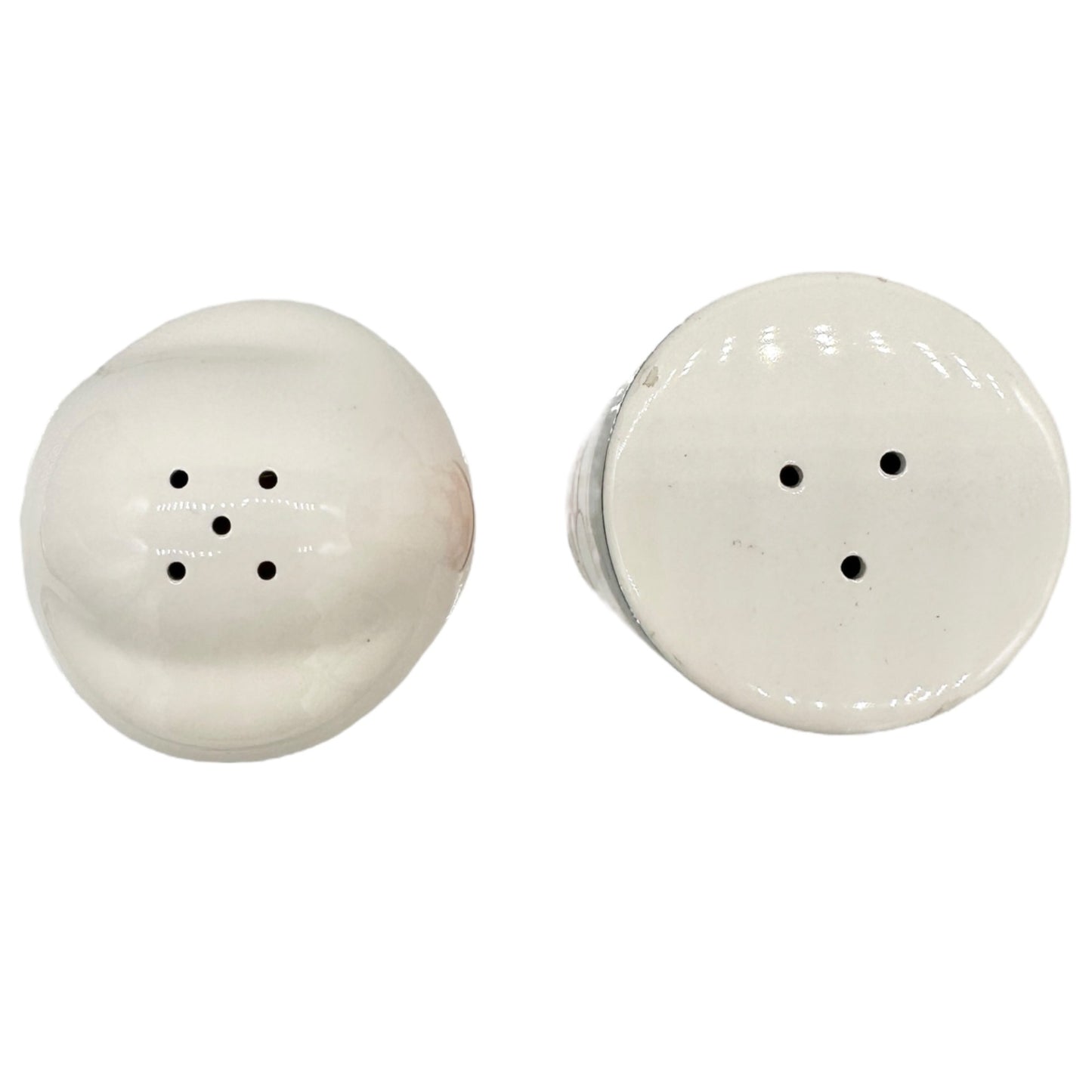 Vintage Chef Ceramic Salt and Pepper Shaker Set With Red Checkered Design
