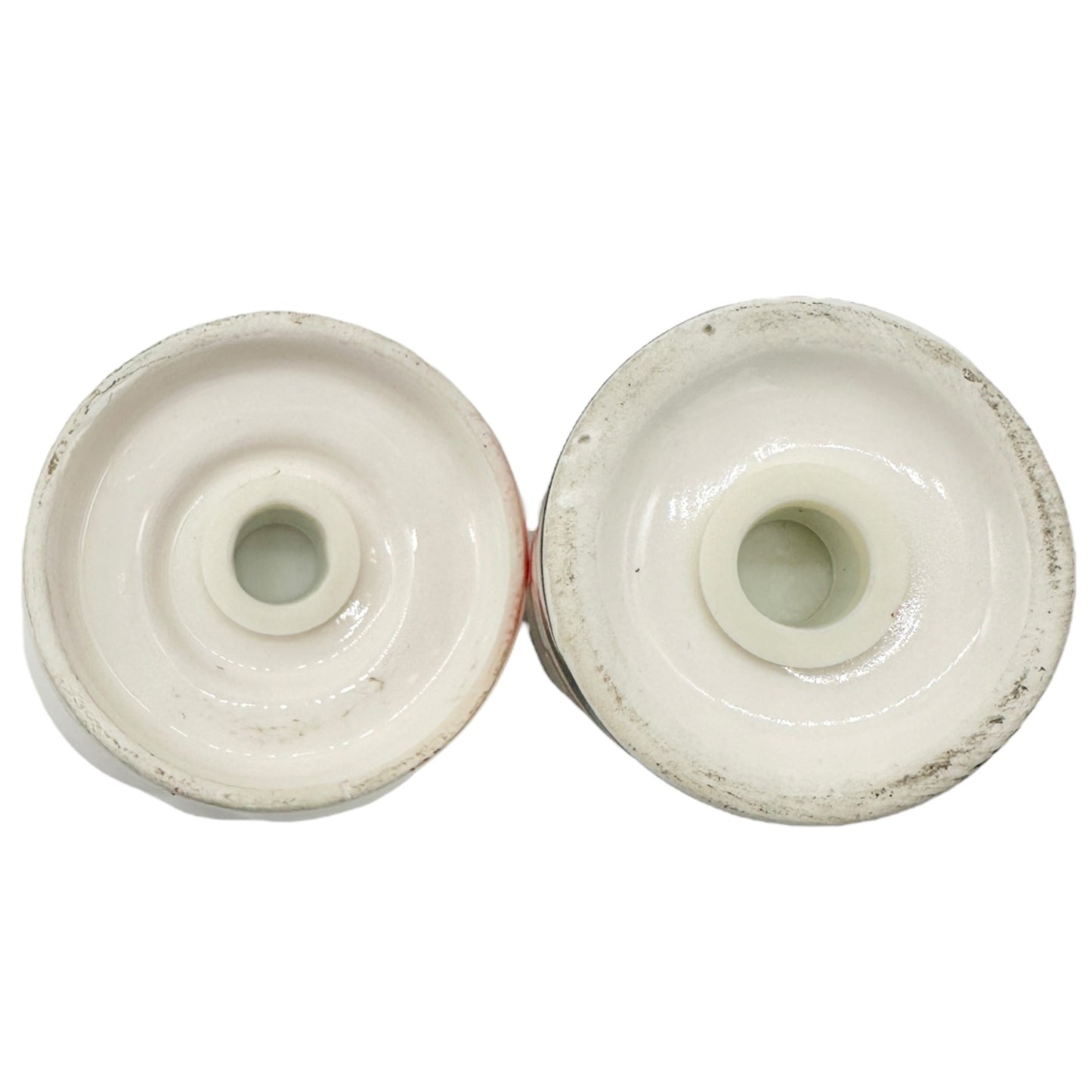 Vintage Chef Ceramic Salt and Pepper Shaker Set With Red Checkered Design