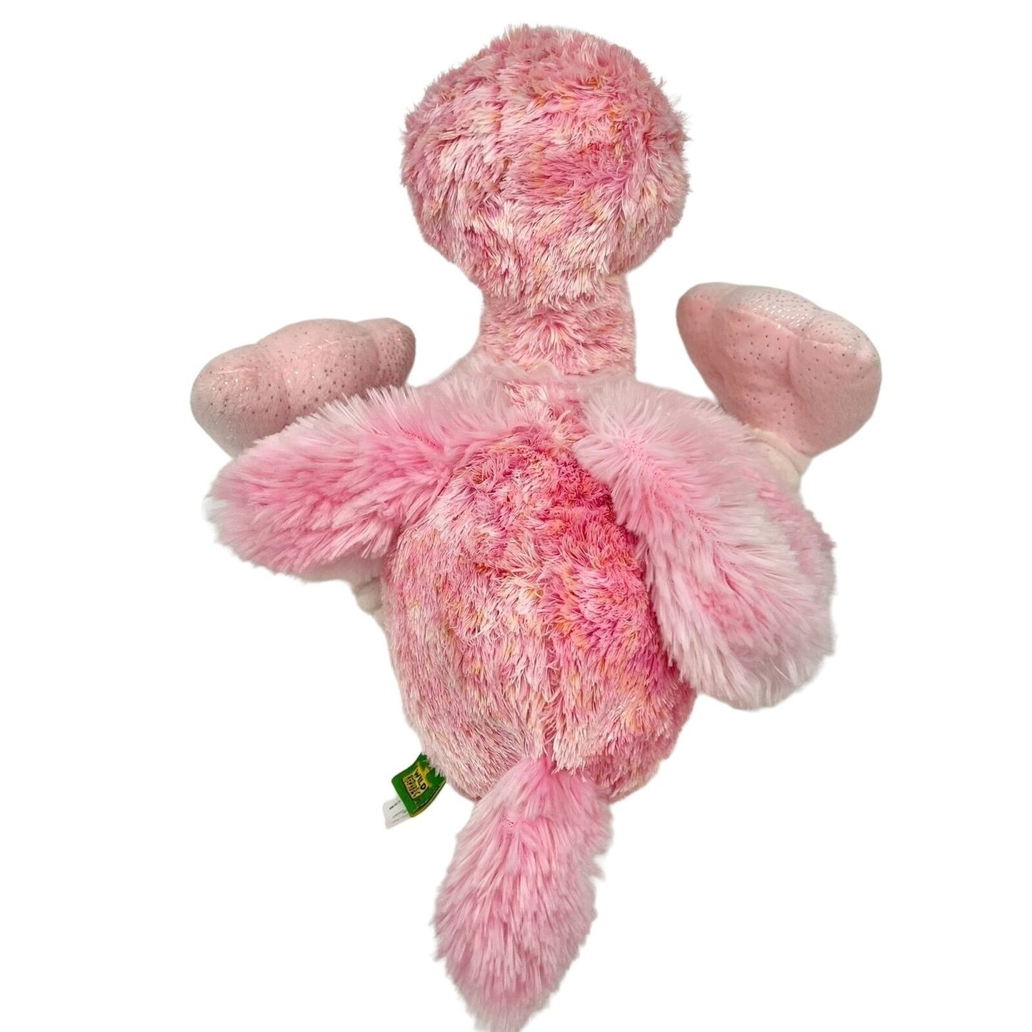 Wild Republic Stuffed Flamingo 17 x 10 Pink Plush