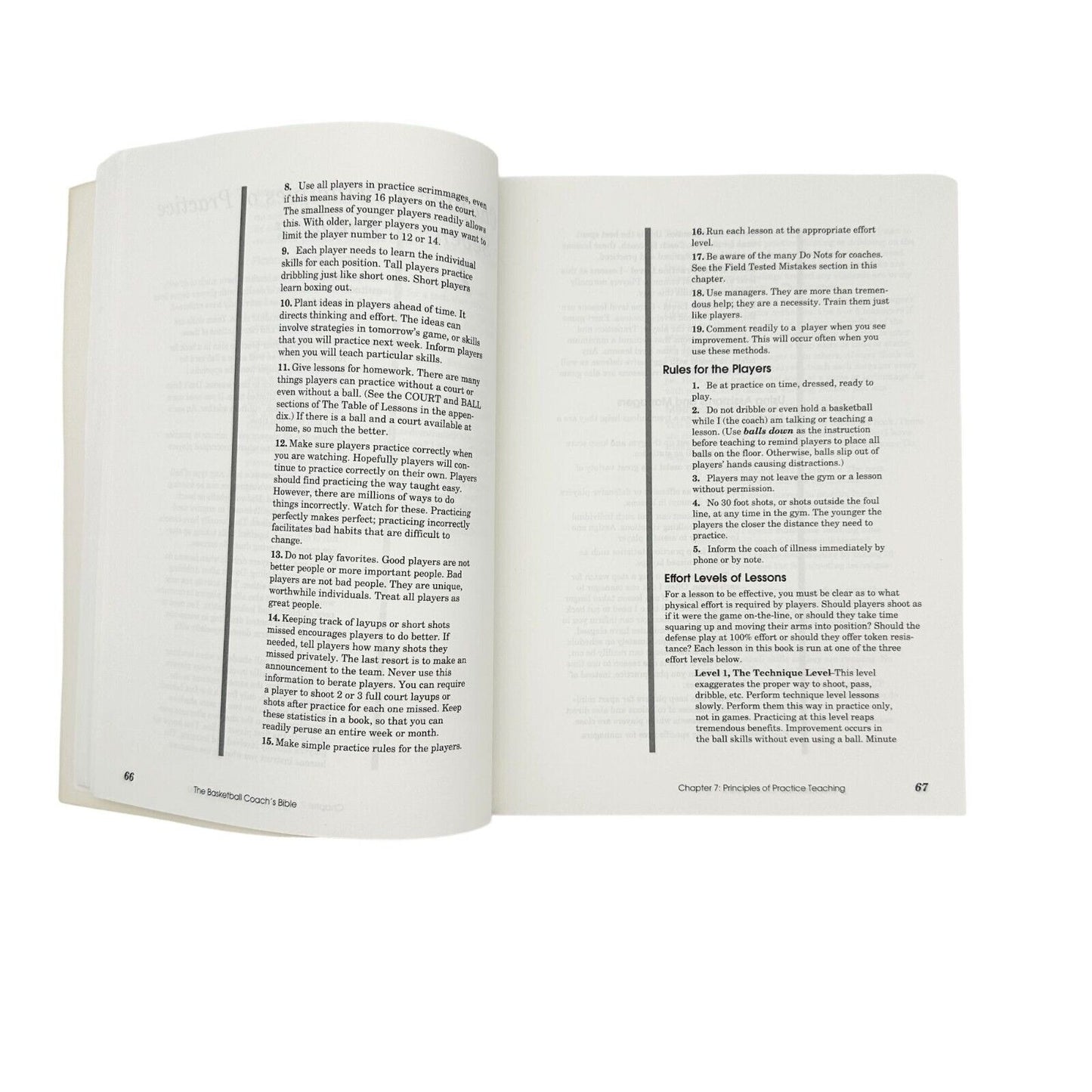 The Basketball Coach's Bible Paperback Book by Sidney Goldstein NEW